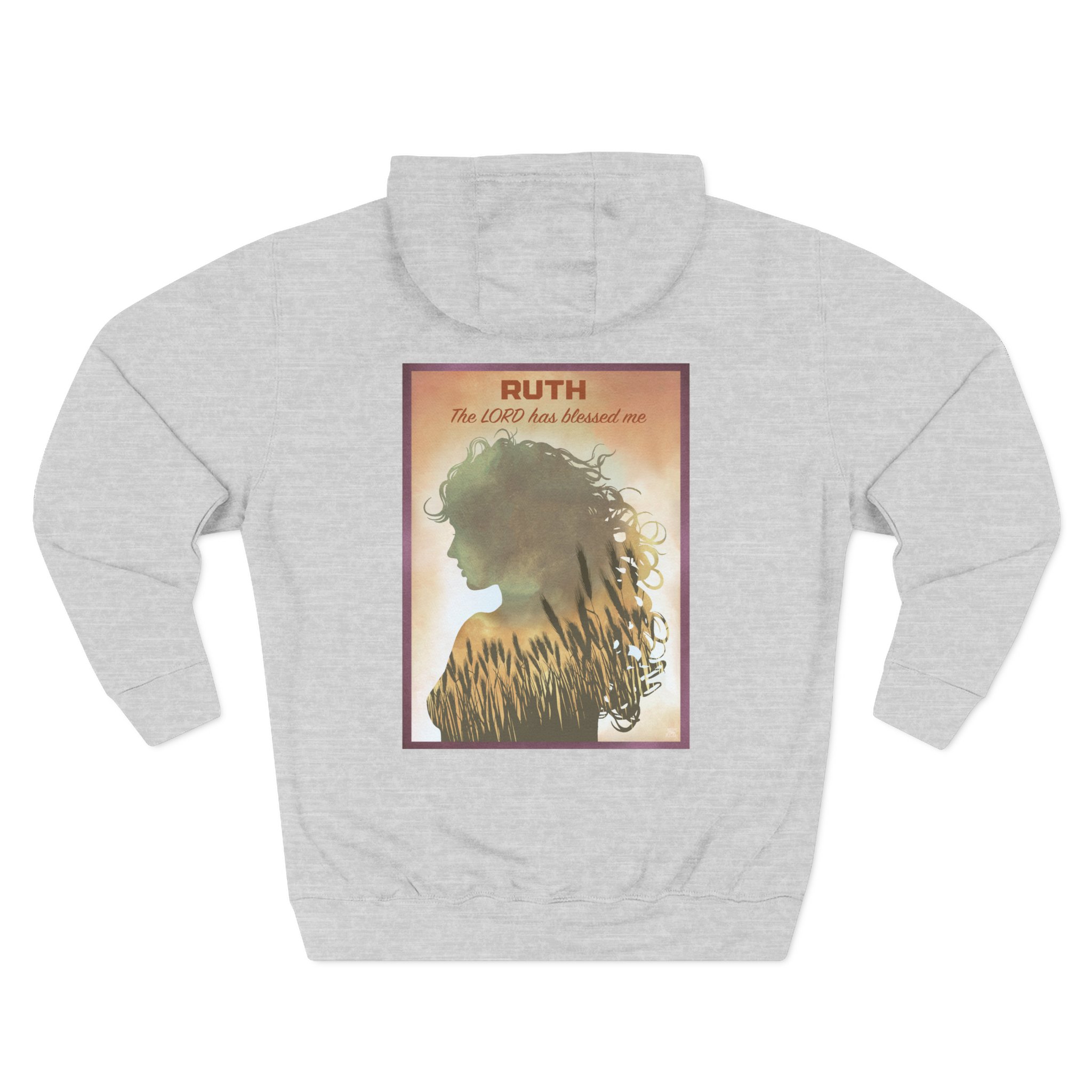 Christian Ruth The Lord is My Redeemer Hoodie - Faith Based Hoodie Halo House Christian Ruth The Lord is My Redeemer Hoodie - Faith Based Hoodie - Image 3