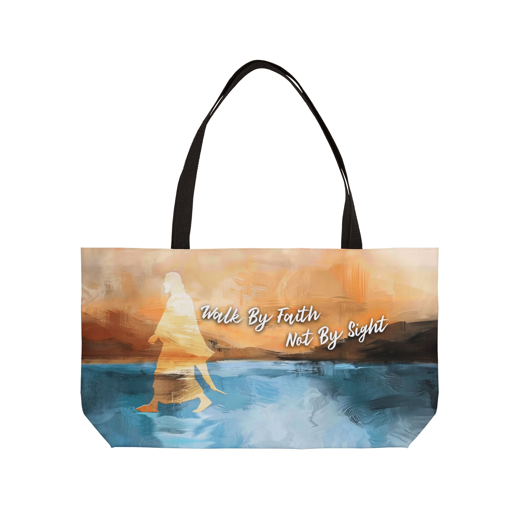 Walk by Faith not by Sight - Vacation Weekender Tote Bag 2 Walk by Faith not by Sight - Vacation Weekender Tote Bag - Image 2