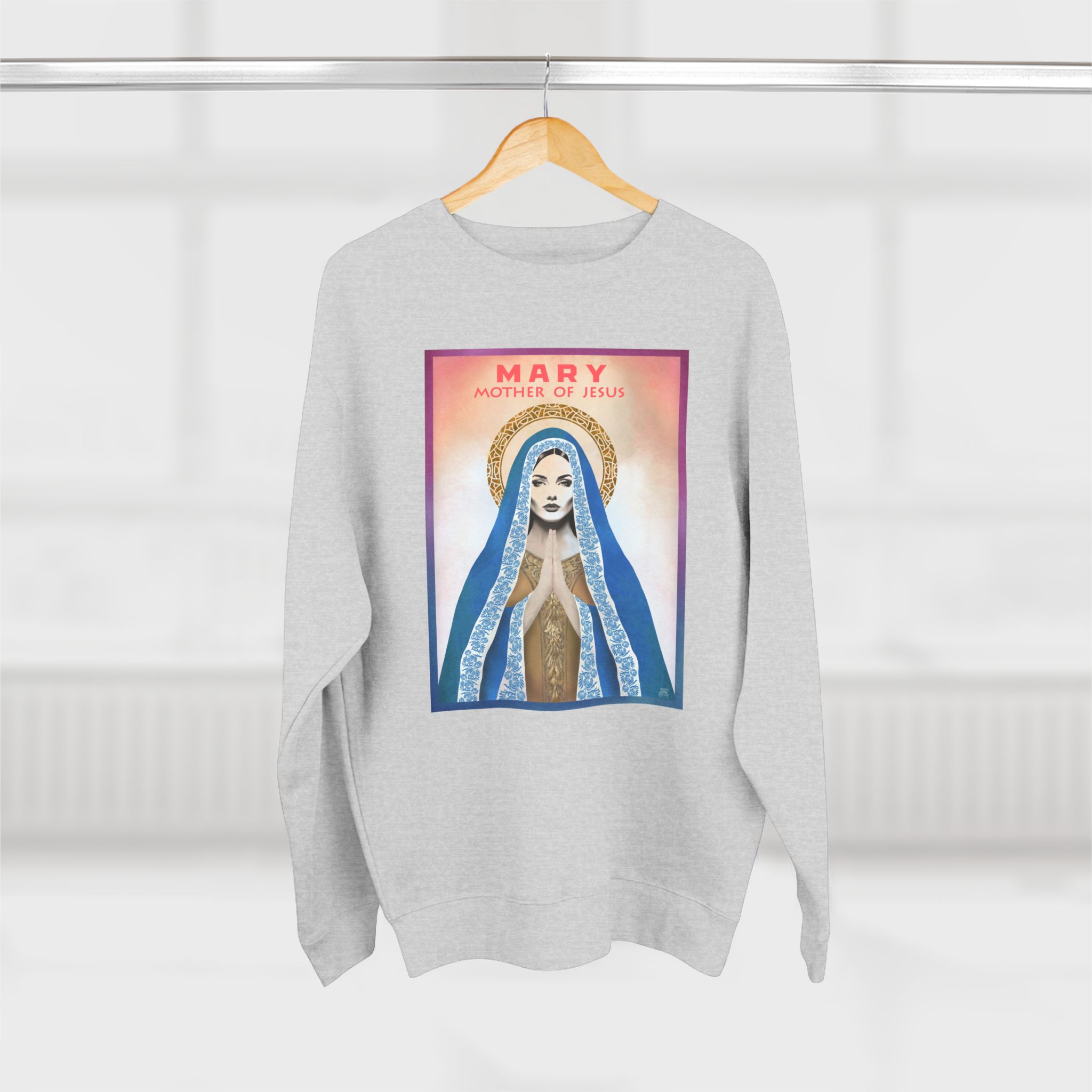 Mary, Mother of Jesus : Sweatshirt 2 Mary, Mother of Jesus : Sweatshirt - Image 2