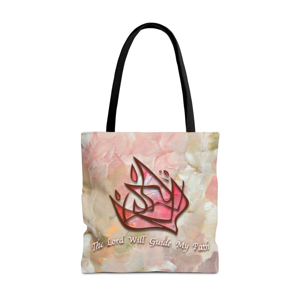 The Lord Will Guide My Path Christian Tote Bag - Inspirational Faith Tote Bag
