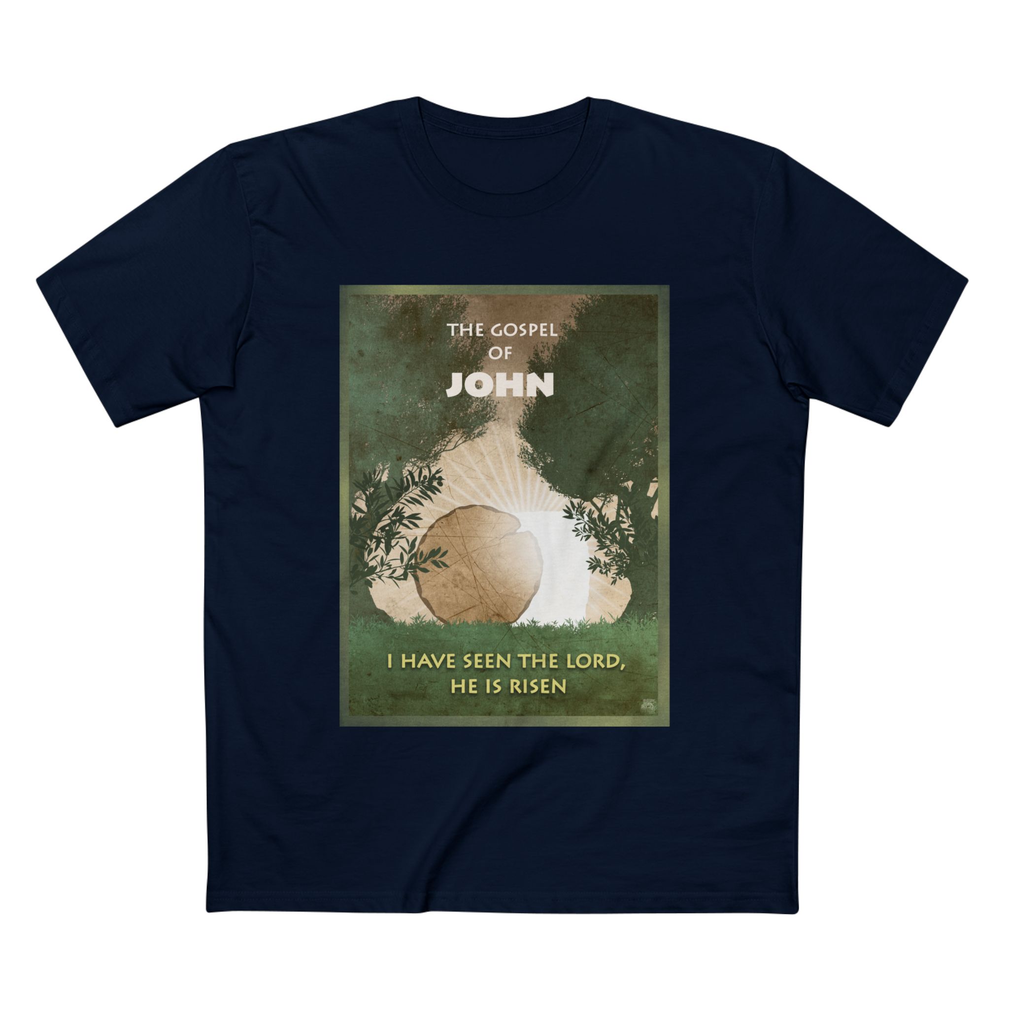 The Gospel of John Christian T-Shirt Halo House The Gospel of John Christian T-Shirt - Image 9