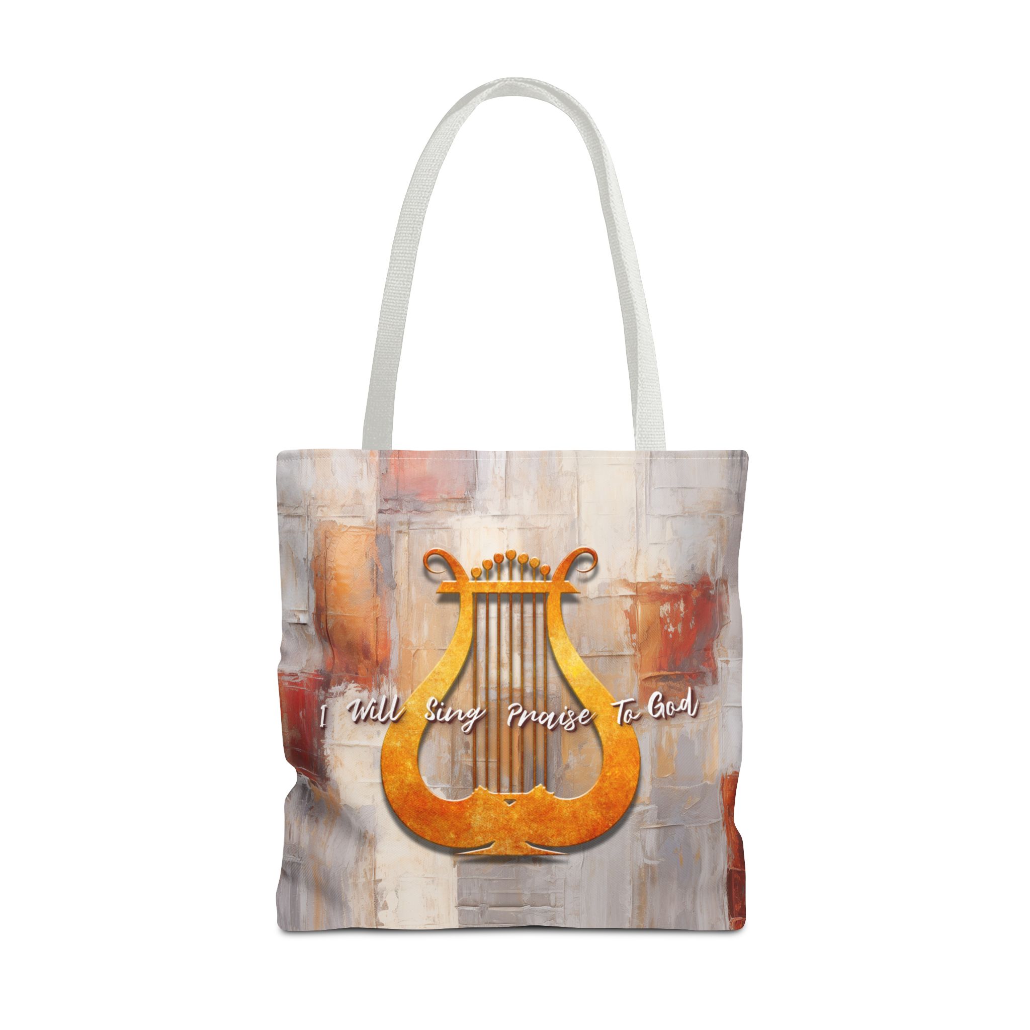 The Harp of God Christian Tote Bag - Inspirational Worship Faith Tote Bag Halo House The Harp of God Christian Tote Bag - Inspirational Worship Faith Tote Bag - Image 5