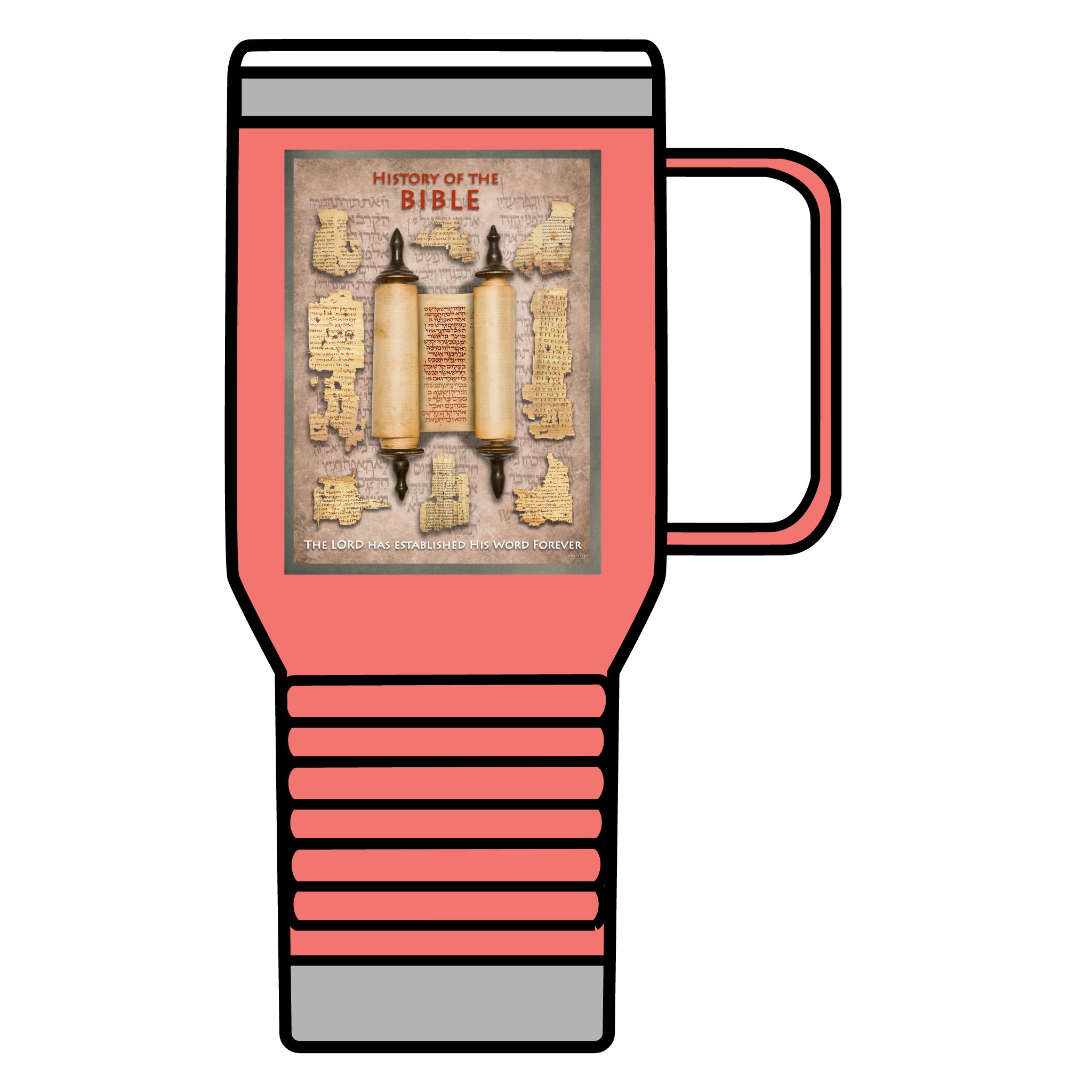 History of the Bible: Inspirational Insulated Tumbler 20oz 3 History of the Bible: Inspirational Insulated Tumbler 20oz - Image 3