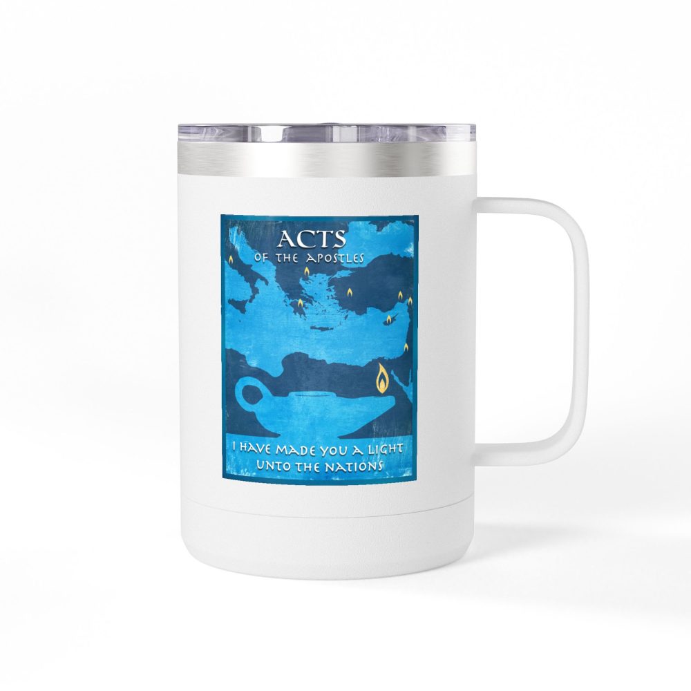 Acts of the Apostles Christian Travel Mug - Bible Coffee Mug 15oz