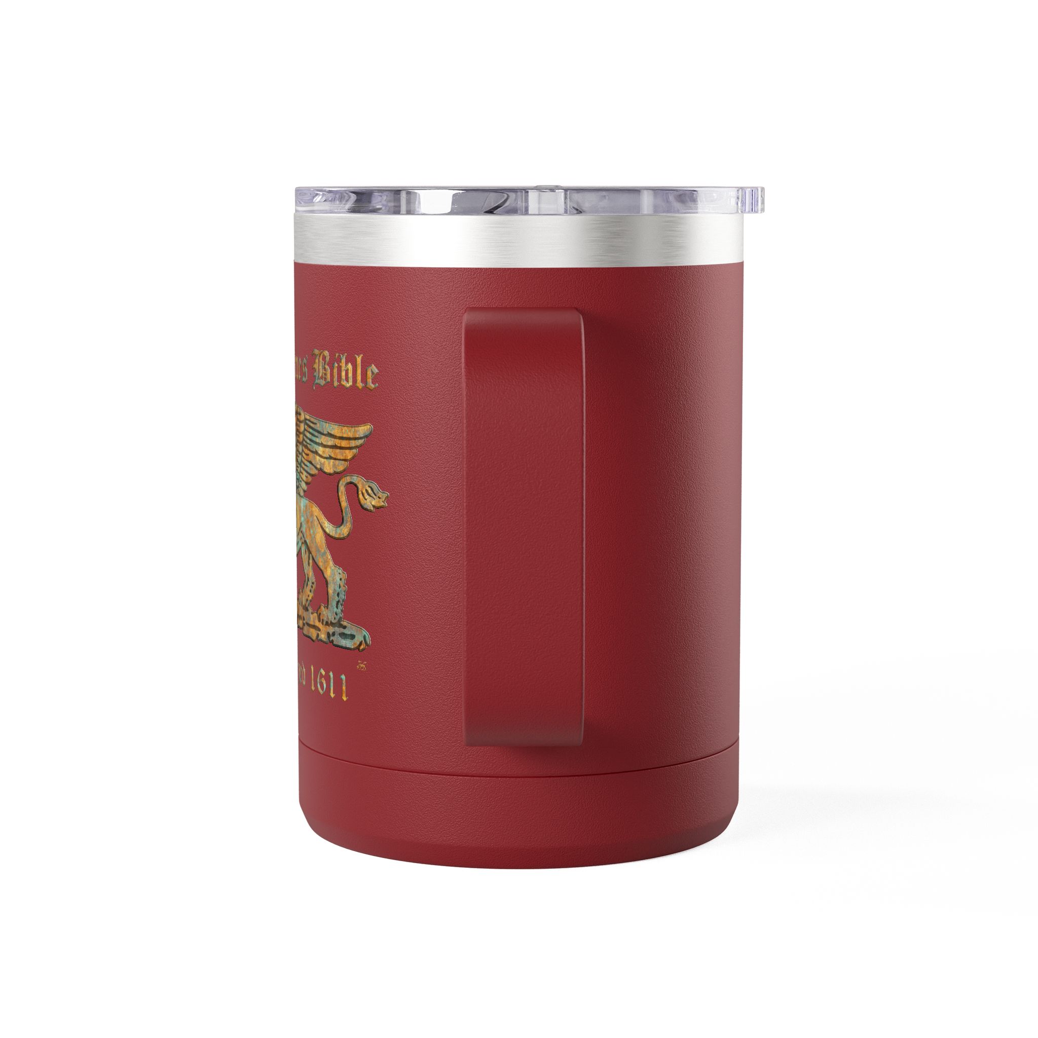 King James Bible Golden Lion Logo Christian Travel Mug - KJV Coffee Mug 15oz 11 King James Bible Golden Lion Logo Christian Travel Mug - KJV Coffee Mug 15oz - Image 11