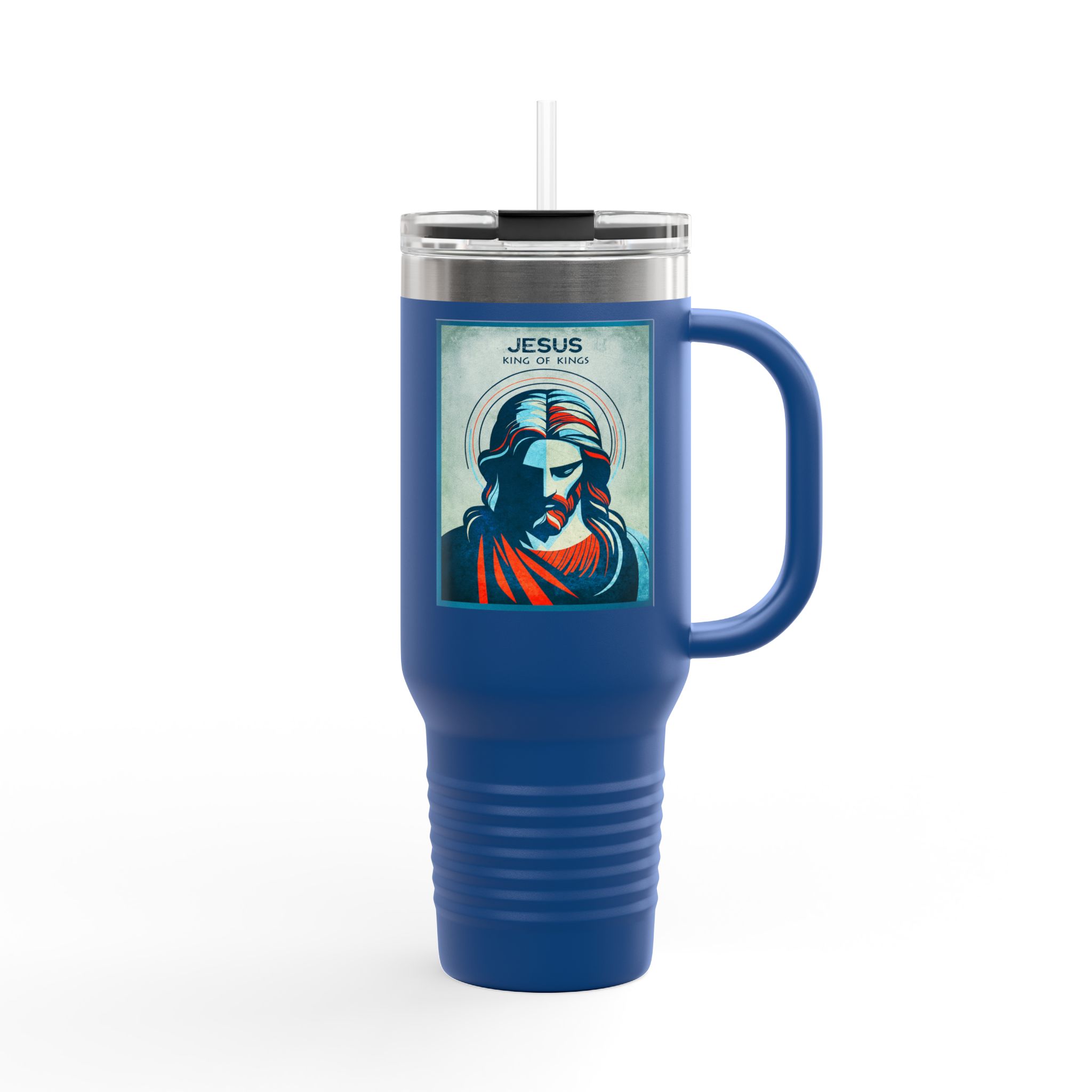 Jesus, King of Kings Christian Tumbler 40oz - Insulated Bible Tumbler 13 Jesus, King of Kings Christian Tumbler 40oz - Insulated Bible Tumbler - Image 13