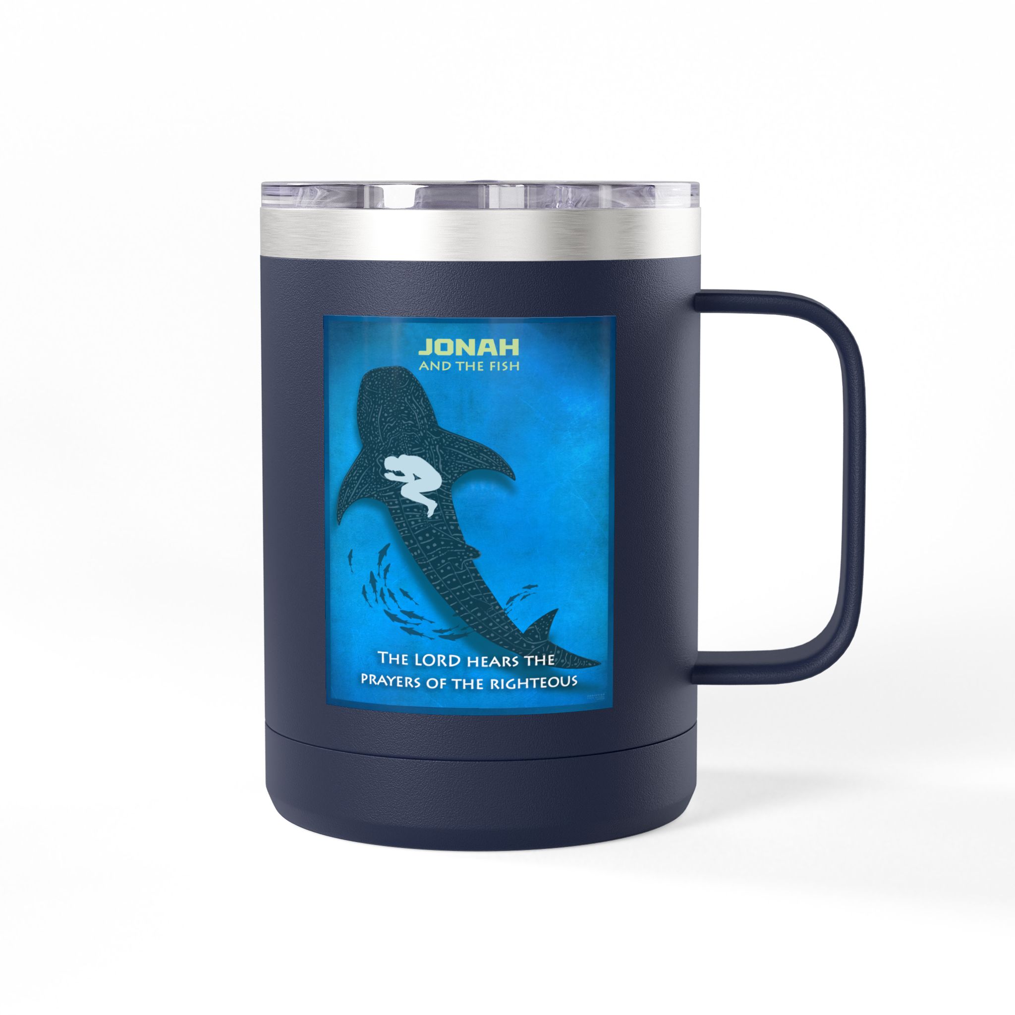 Jonah, and the Fish Christian Travel Mug - Bible Coffee Mug 15oz 18 Jonah, and the Fish Christian Travel Mug - Bible Coffee Mug 15oz - Image 18