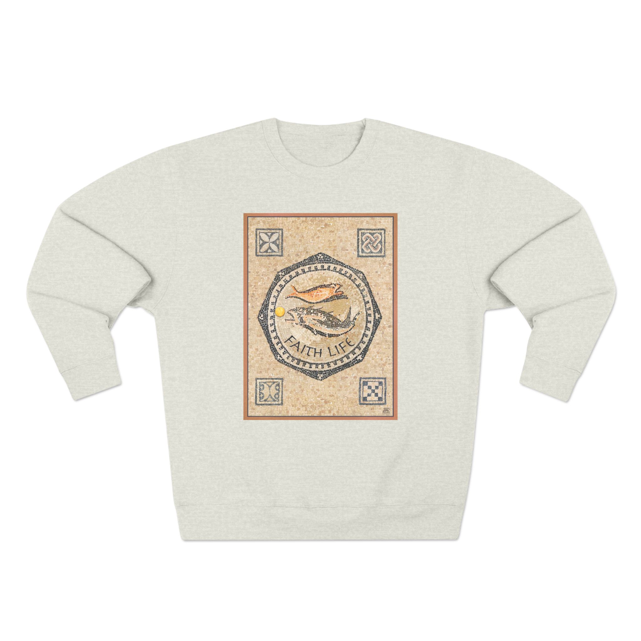 Faith Life, Christian Fish : Sweatshirt 10 Faith Life, Christian Fish : Sweatshirt - Image 10