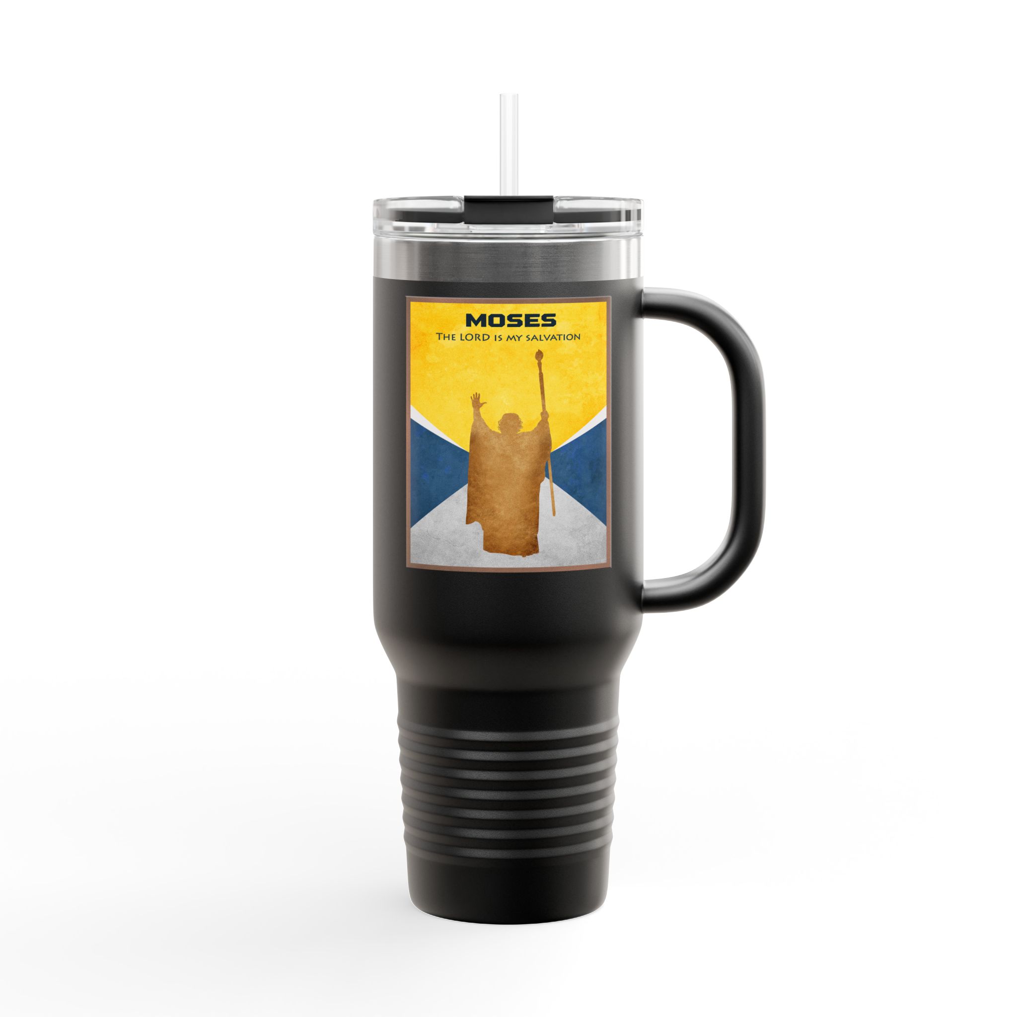 Moses, Red Sea Crossing Christian Tumbler 40oz - Insulated Bible Tumbler 5 Moses, Red Sea Crossing Christian Tumbler 40oz - Insulated Bible Tumbler - Image 5
