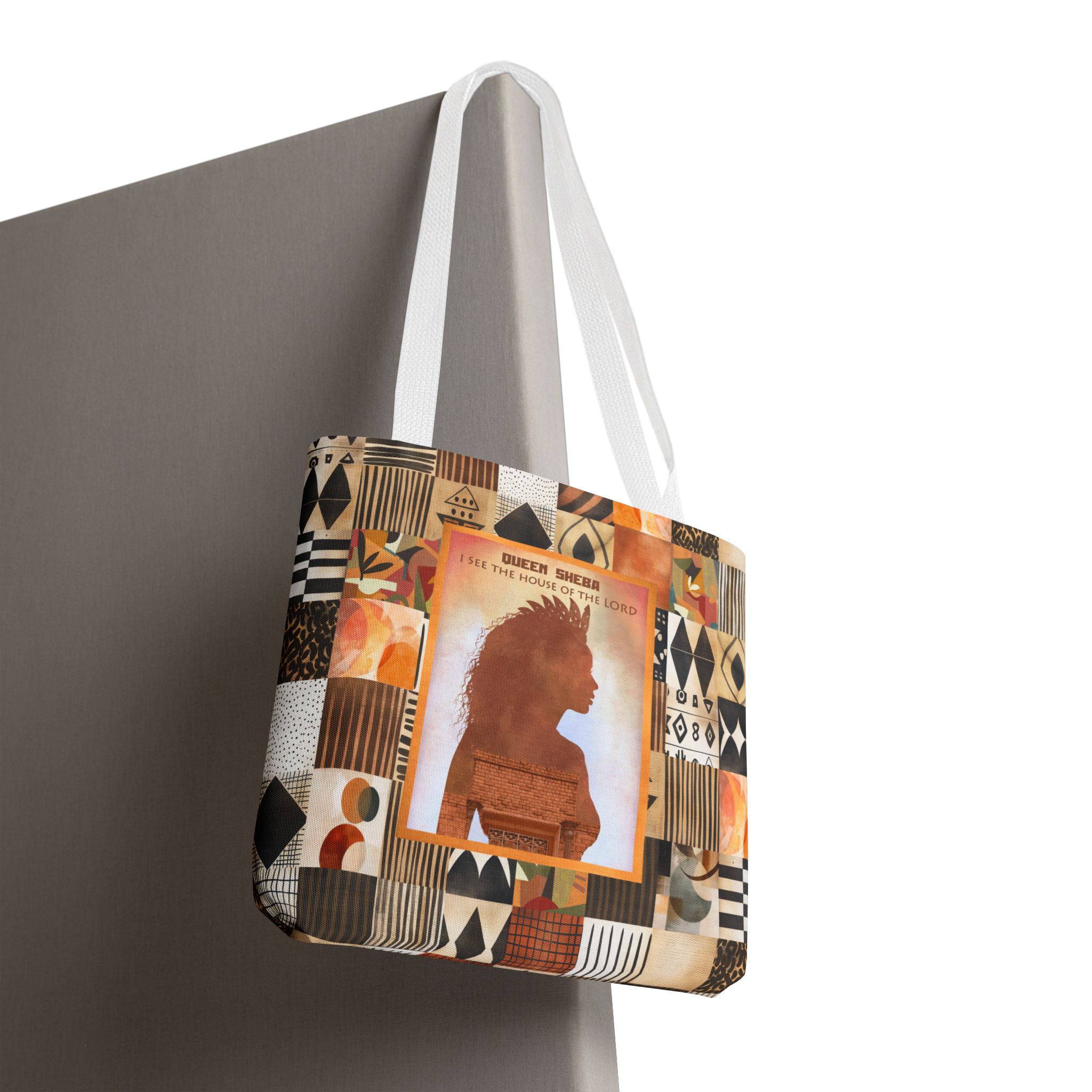 Queen of Sheba - To Hear the Wisdom of God Christian Tote Bag - Inspirational Faith Tote Bag 12 Queen of Sheba - To Hear the Wisdom of God Christian Tote Bag - Inspirational Faith Tote Bag - Image 12