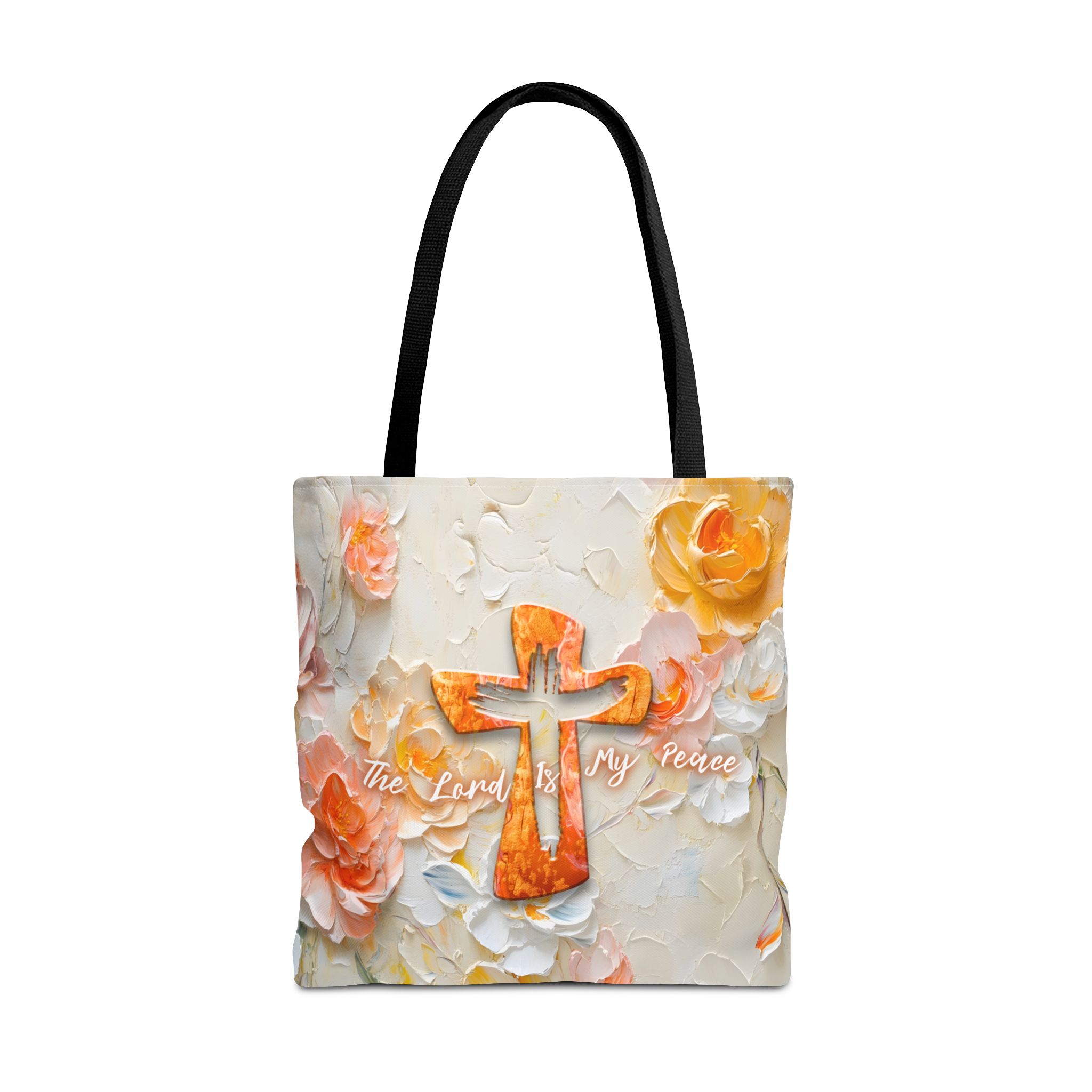 The Lord is My Peace Christian Tote Bag - Inspirational Faith Tote Bag Halo House Halo House The Lord Is My Peace Christian Tote Bag featuring inspirational faith design