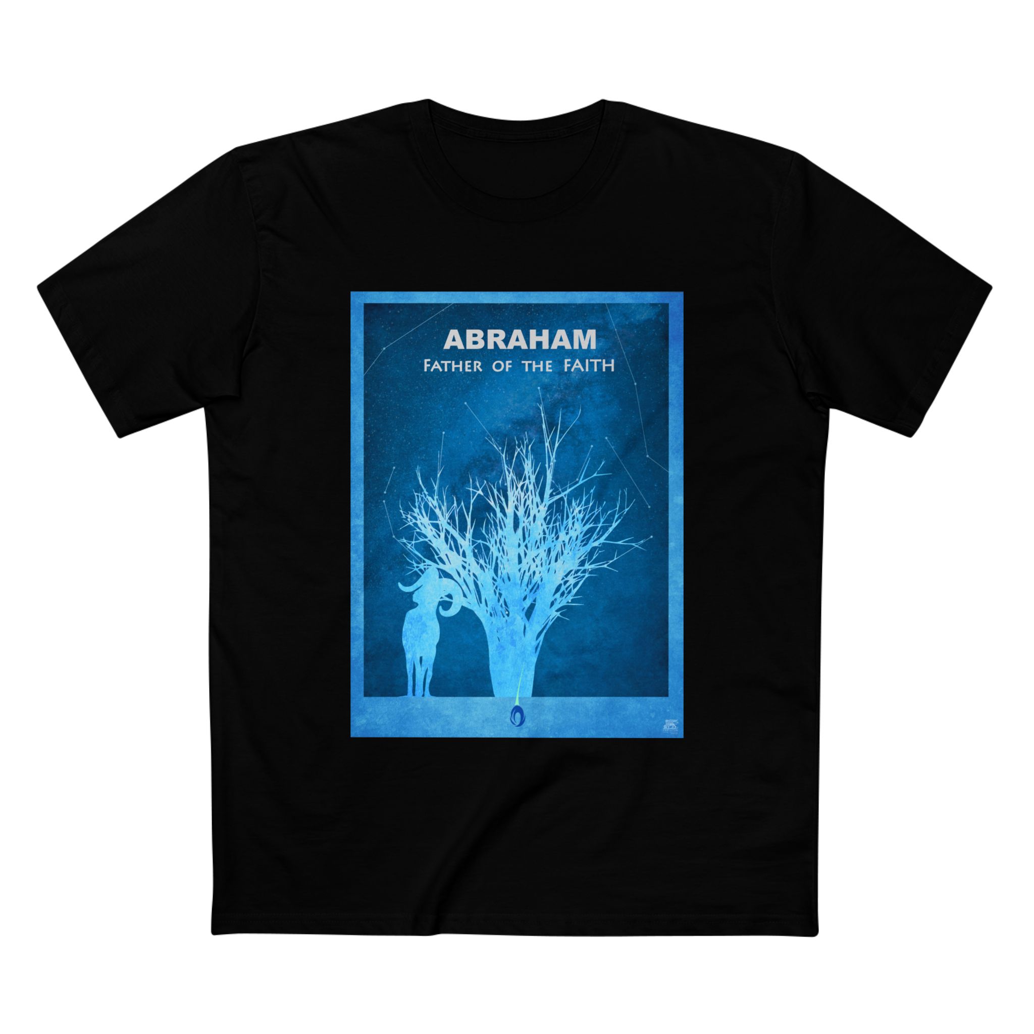 Abraham, Father of Faith Christian T-Shirt Halo House Abraham, Father of Faith Christian T-Shirt - Image 3