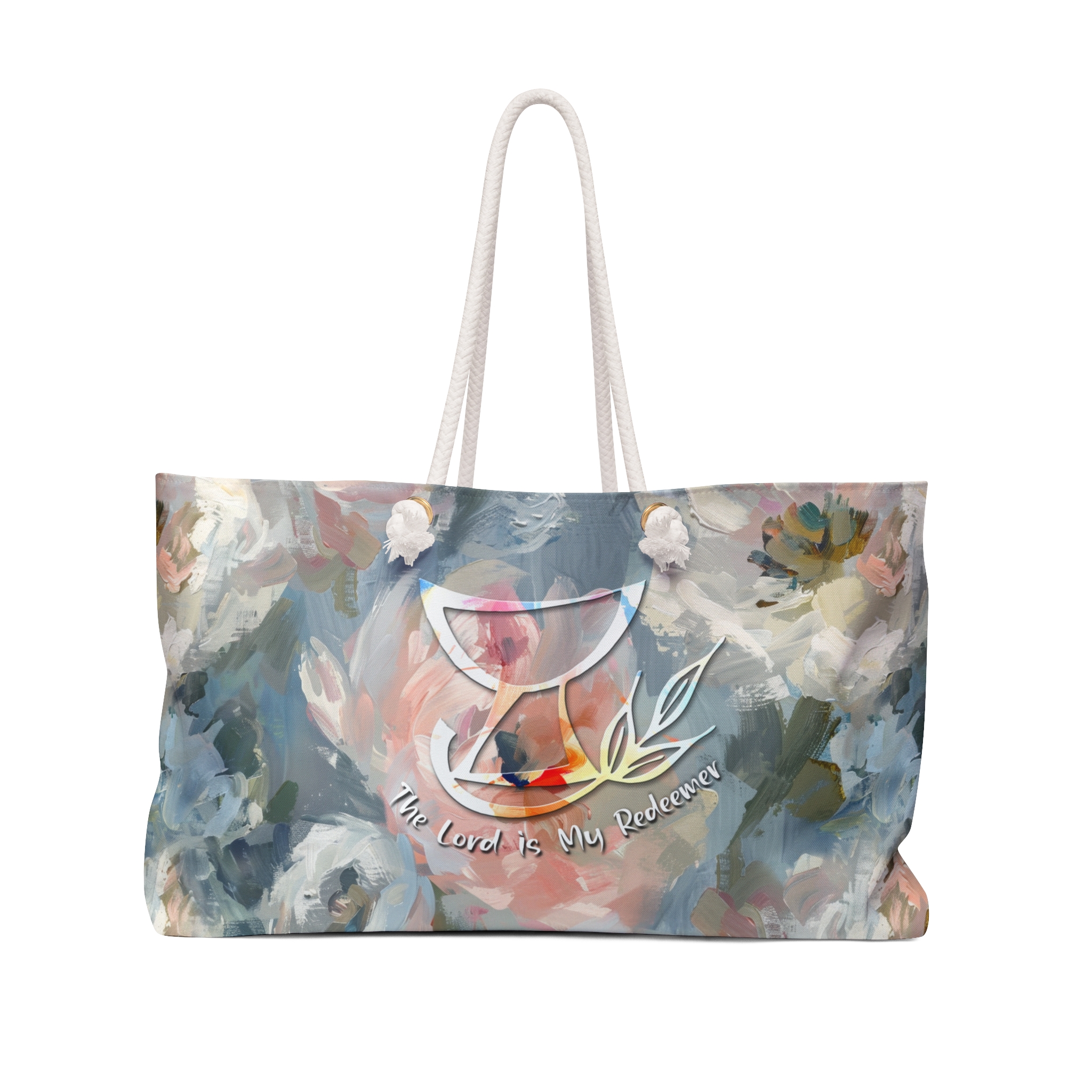 The Lord is My Redeemer - Boston Weekender Tote Bag 1 The Lord is My Redeemer - Boston Weekender Tote Bag