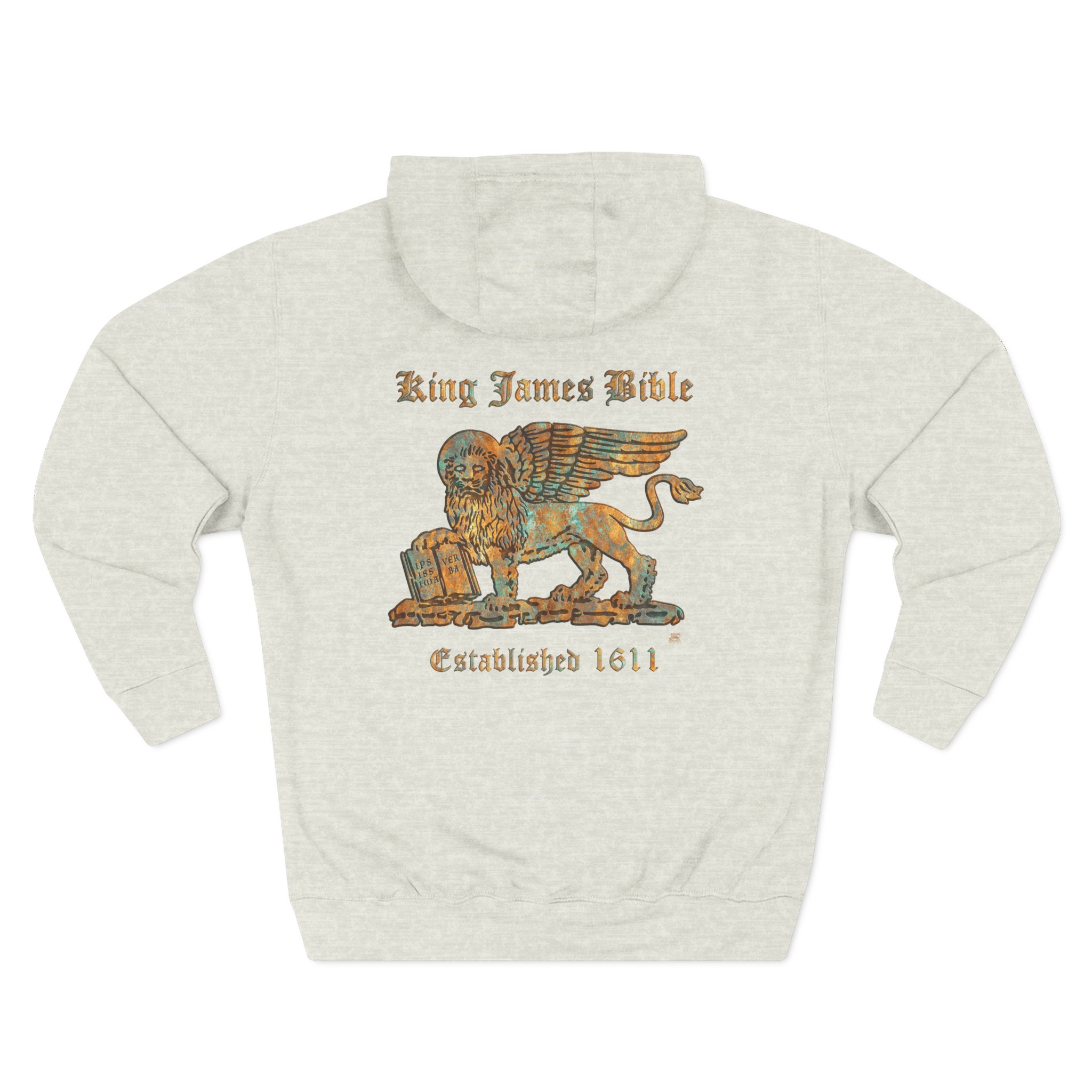Gold Lion KJV Logo : Hoodie Halo House Gold Lion KJV Logo : Hoodie - Image 9