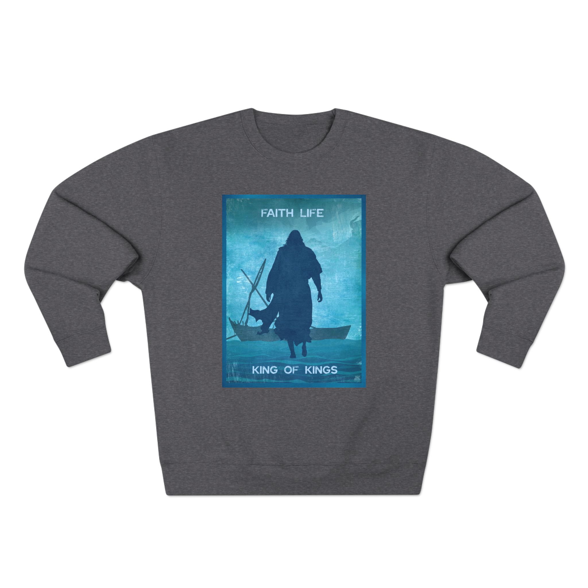 Jesus, Walk on Water : Sweatshirt Halo House Jesus, Walk on Water : Sweatshirt - Image 4