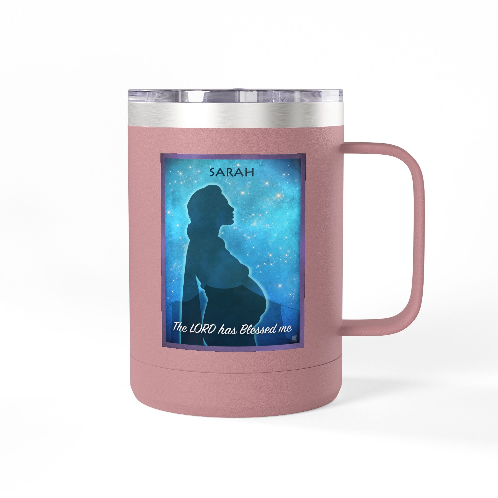 Sarah, The Promise of God Christian Travel Mug - Bible Coffee Mug 15oz 34 Sarah, The Promise of God Christian Travel Mug - Bible Coffee Mug 15oz - Image 34