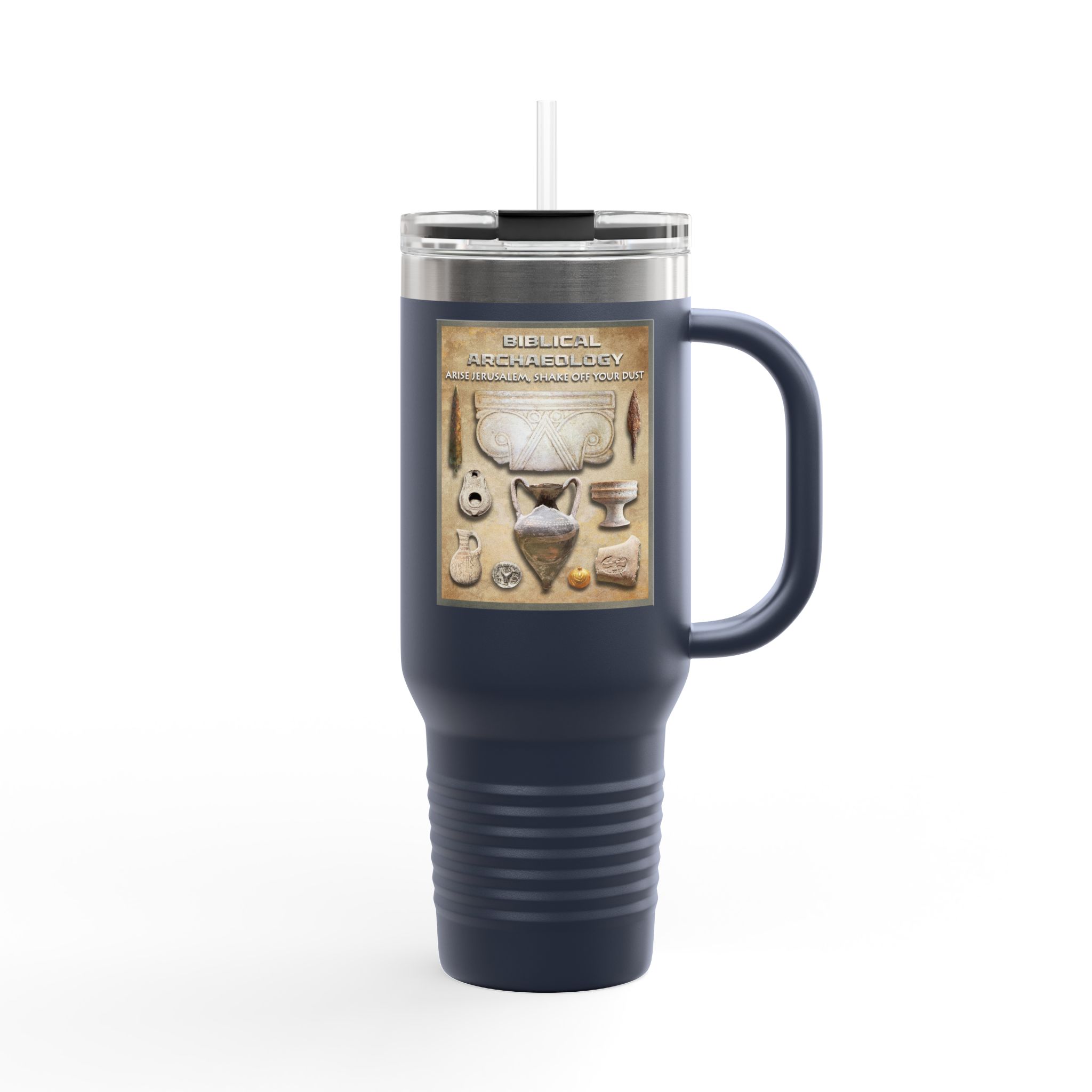 Biblical Archaeology Christian Tumbler 40oz - Bible History Insulated Tumbler 13 Biblical Archaeology Christian Tumbler 40oz - Bible History Insulated Tumbler - Image 13