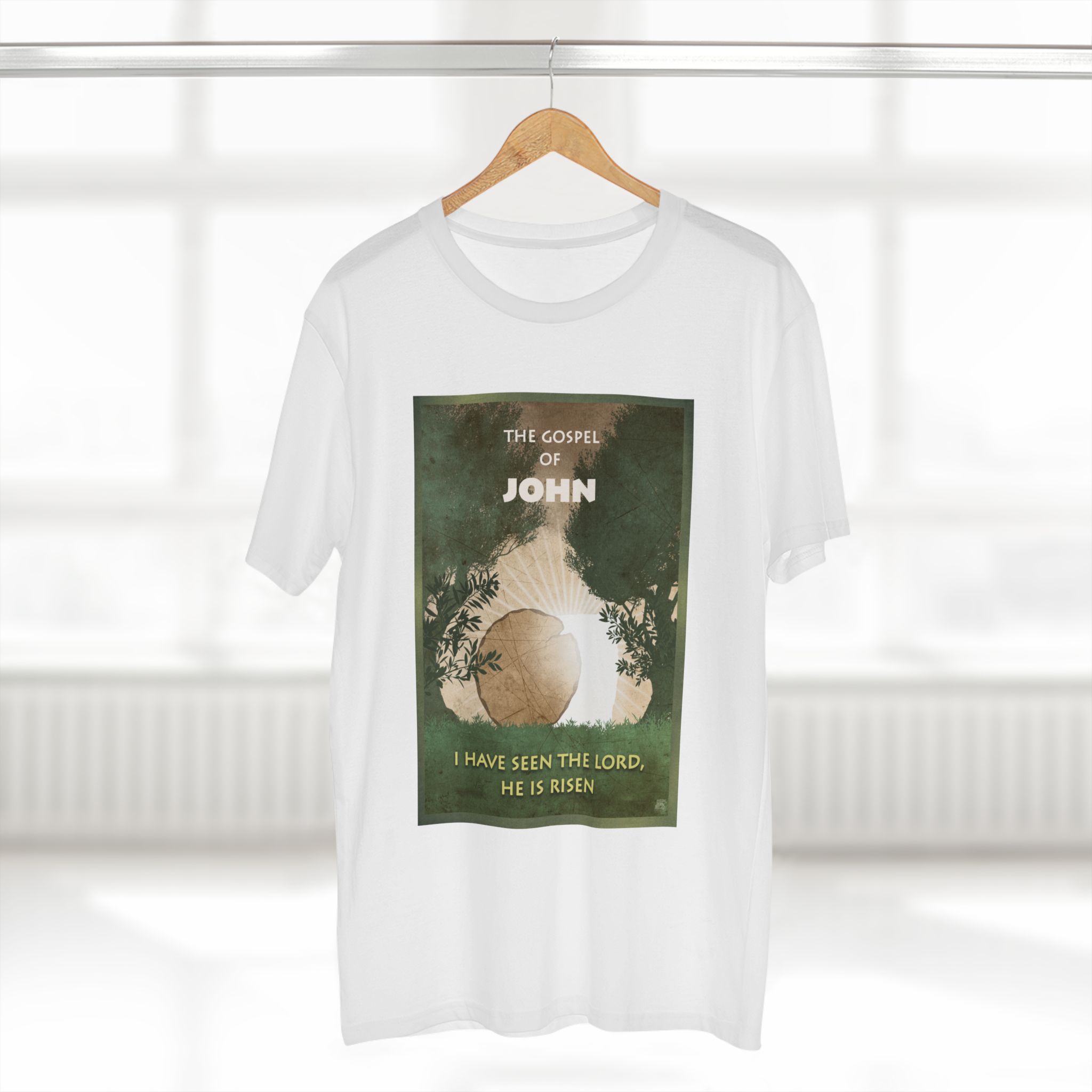 The Gospel of John Christian T-Shirt Halo House The Gospel of John Christian T-Shirt - Image 2