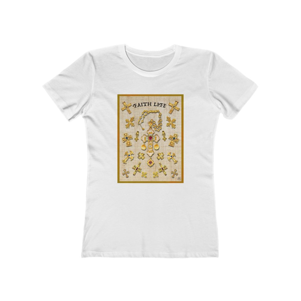 Gold Christian Crosses,  Women's Softstyle Tee