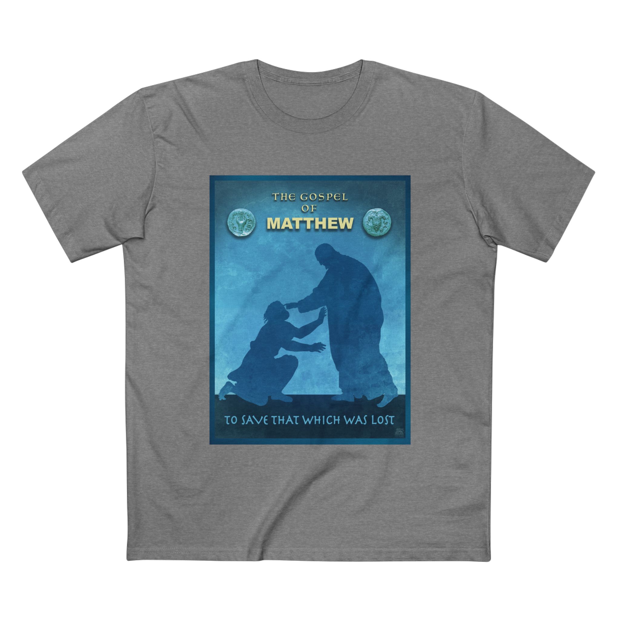 The Gospel of Matthew Christian T-Shirt Halo House The Gospel of Matthew Christian T-Shirt - Image 5