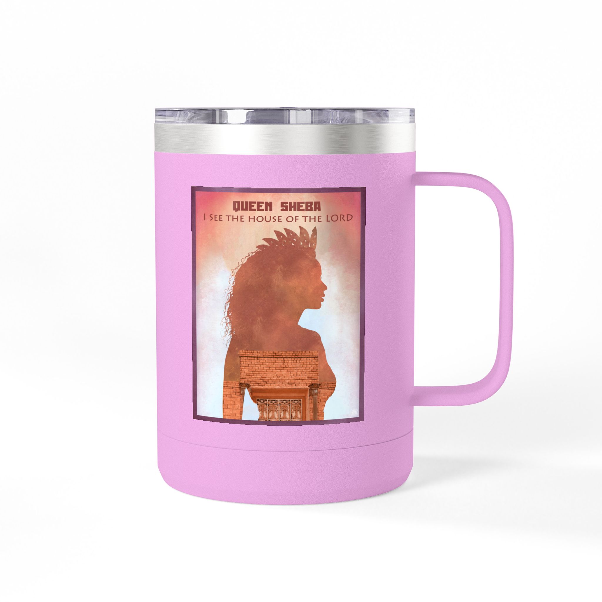 Queen Sheba, I see the House of the Lord Christian Travel Mug - Bible Coffee Mug 15oz 30 Queen Sheba, I see the House of the Lord Christian Travel Mug - Bible Coffee Mug 15oz - Image 30