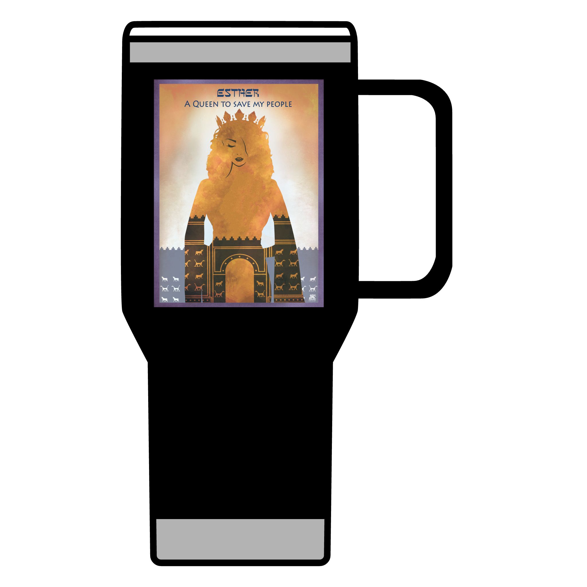 Esther, A Queen to Save My People: Inspirational Insulated Tumbler 20oz 7 Esther, A Queen to Save My People: Inspirational Insulated Tumbler 20oz - Image 7