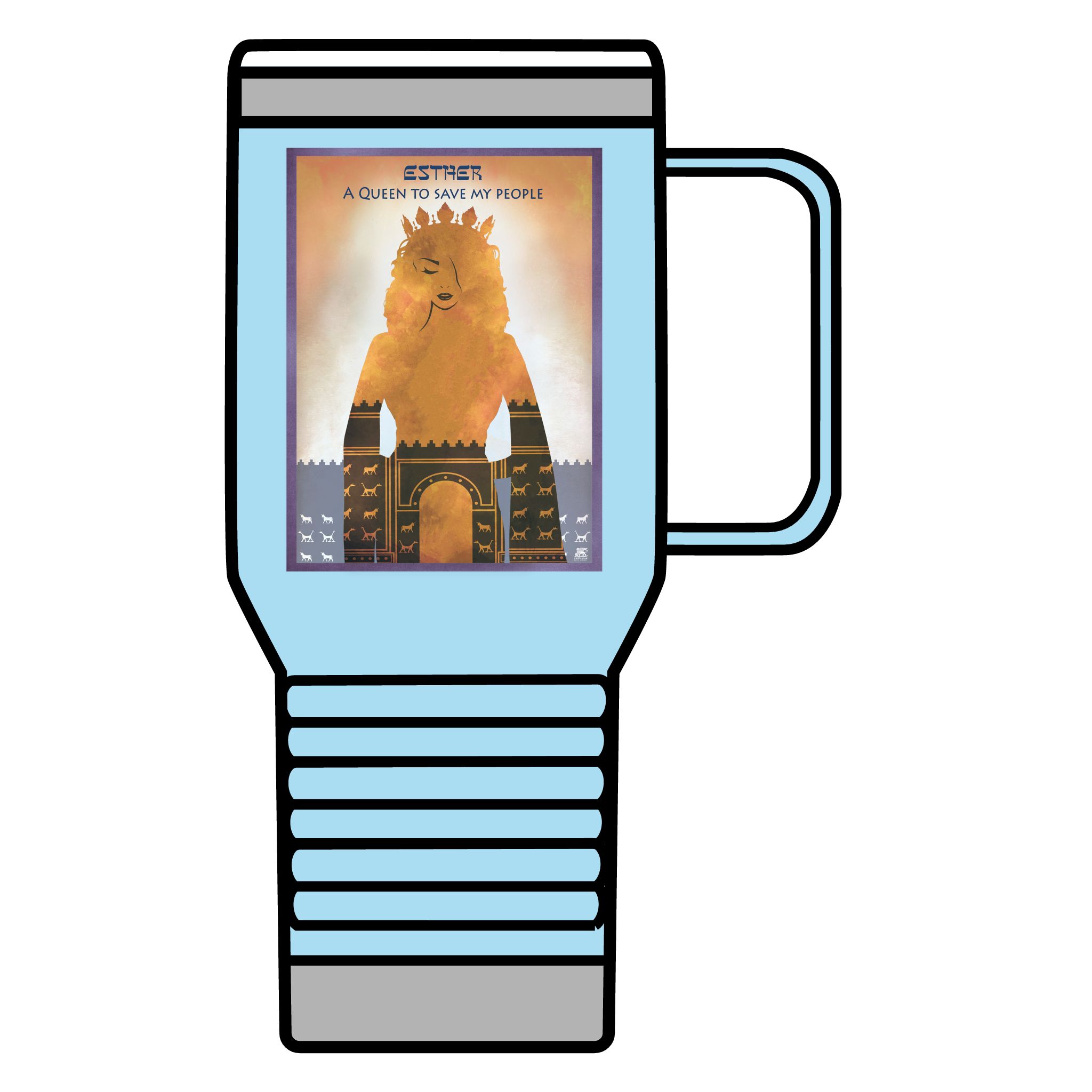 Esther, A Queen to Save My People: Inspirational Insulated Tumbler 20oz 11 Esther, A Queen to Save My People: Inspirational Insulated Tumbler 20oz - Image 11