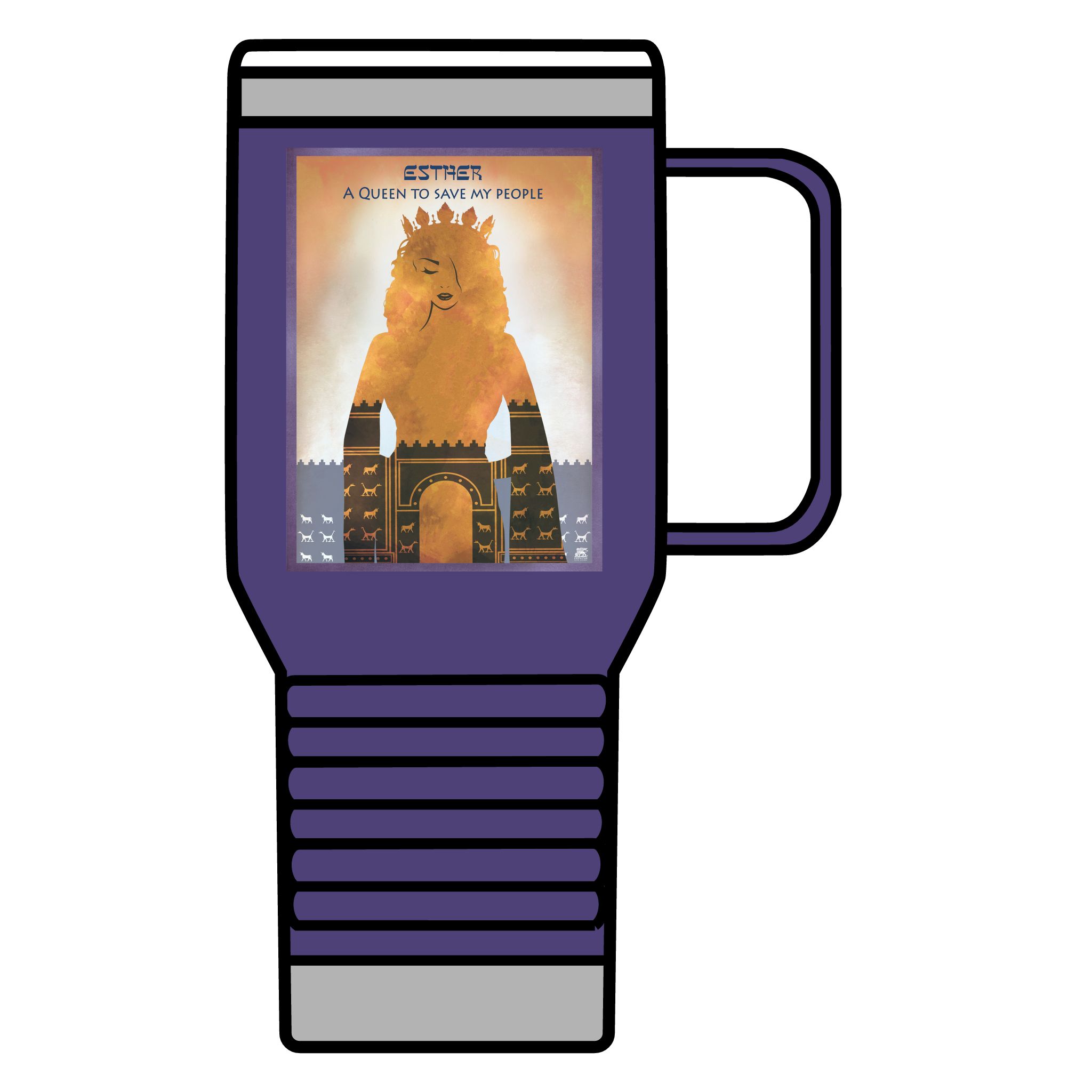 Esther, A Queen to Save My People: Inspirational Insulated Tumbler 20oz 13 Esther, A Queen to Save My People: Inspirational Insulated Tumbler 20oz - Image 13