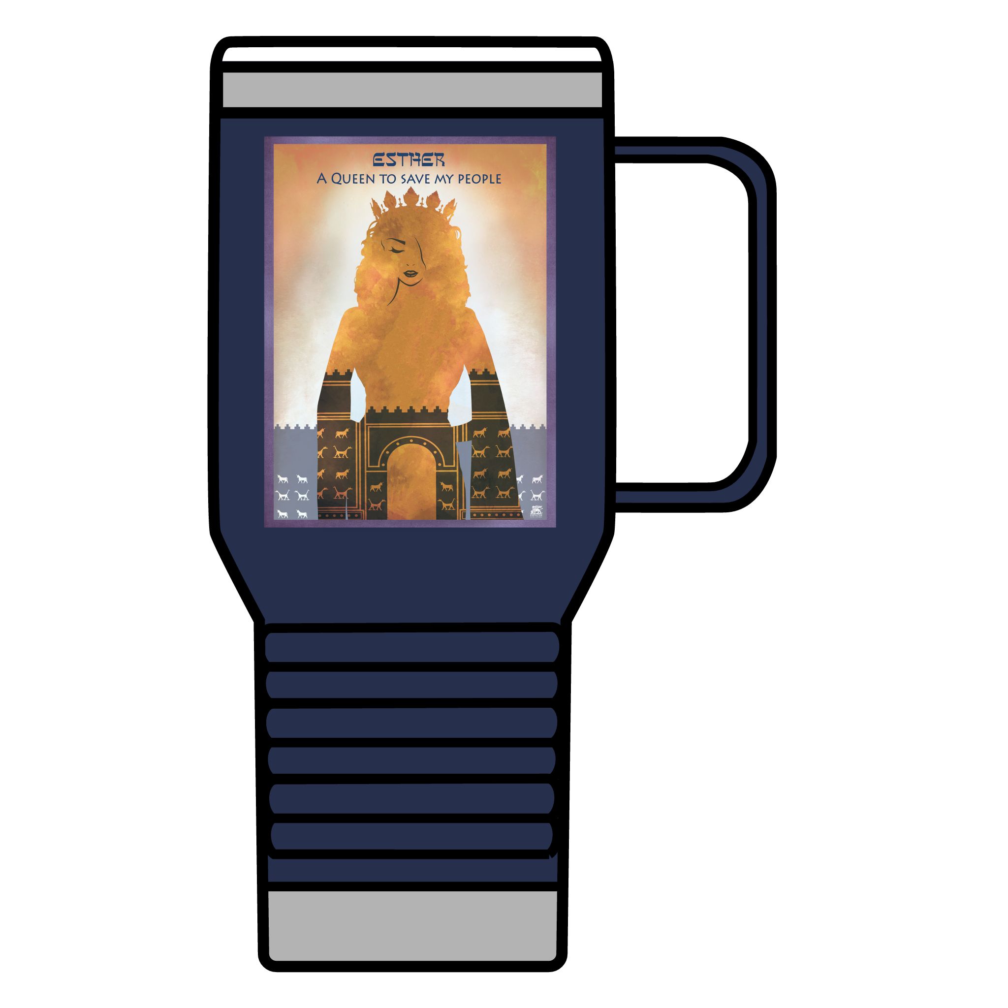 Esther, A Queen to Save My People: Inspirational Insulated Tumbler 20oz 15 Esther, A Queen to Save My People: Inspirational Insulated Tumbler 20oz - Image 15