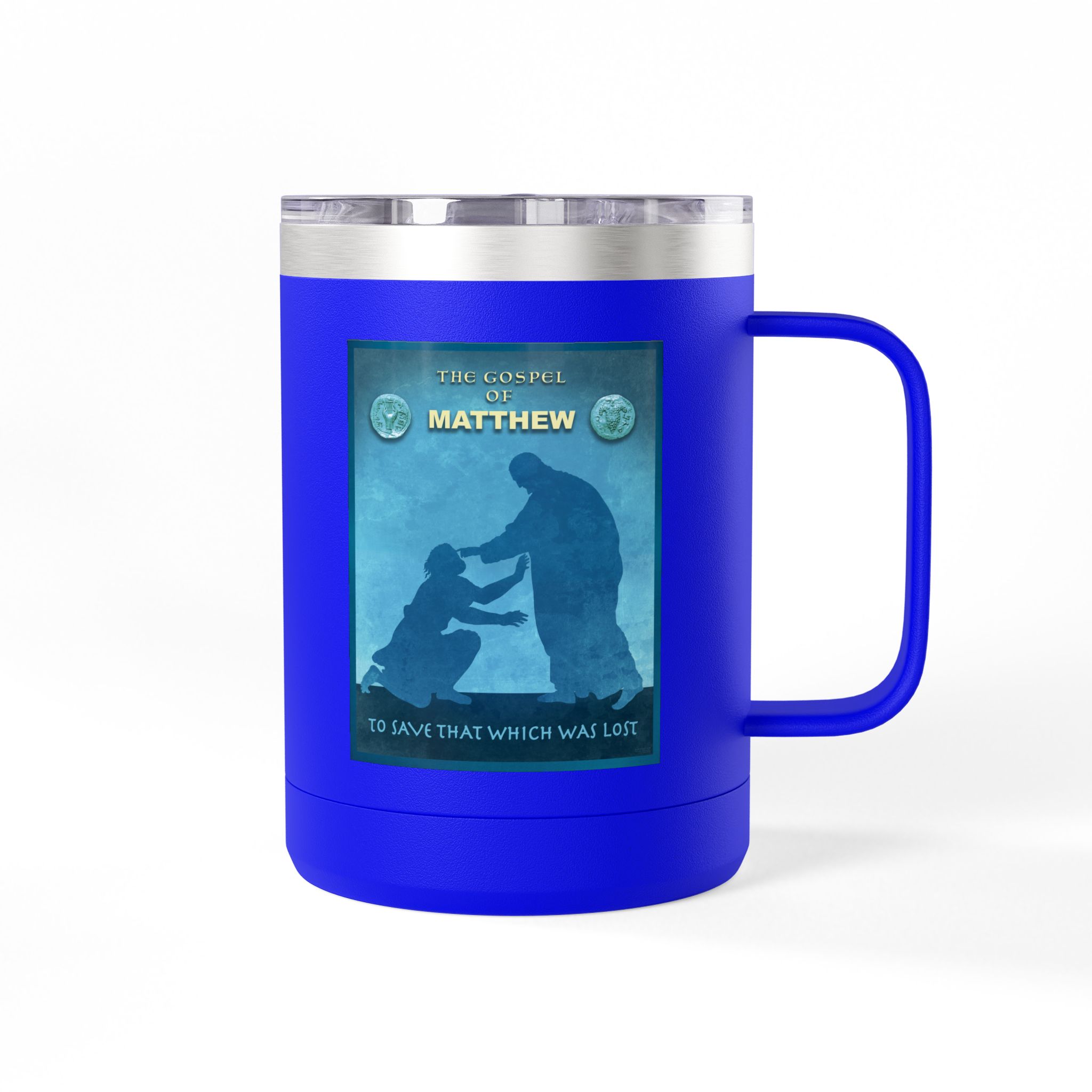 Gospel of Matthew Christian Travel Mug - Bible Coffee Mug 15oz 18 Gospel of Matthew Christian Travel Mug - Bible Coffee Mug 15oz - Image 18
