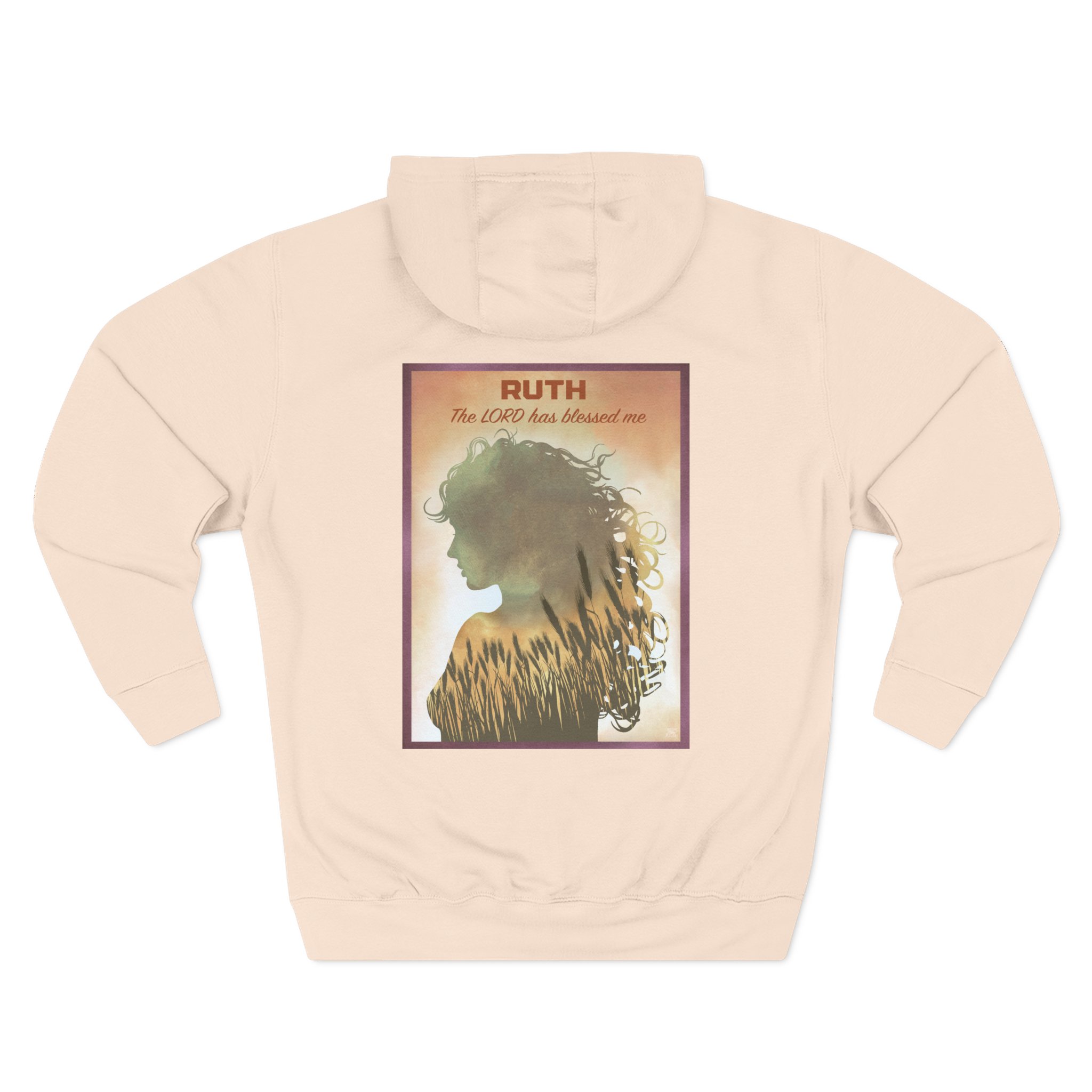 Christian Ruth The Lord is My Redeemer Hoodie - Faith Based Hoodie Halo House Christian Ruth The Lord is My Redeemer Hoodie - Faith Based Hoodie - Image 9