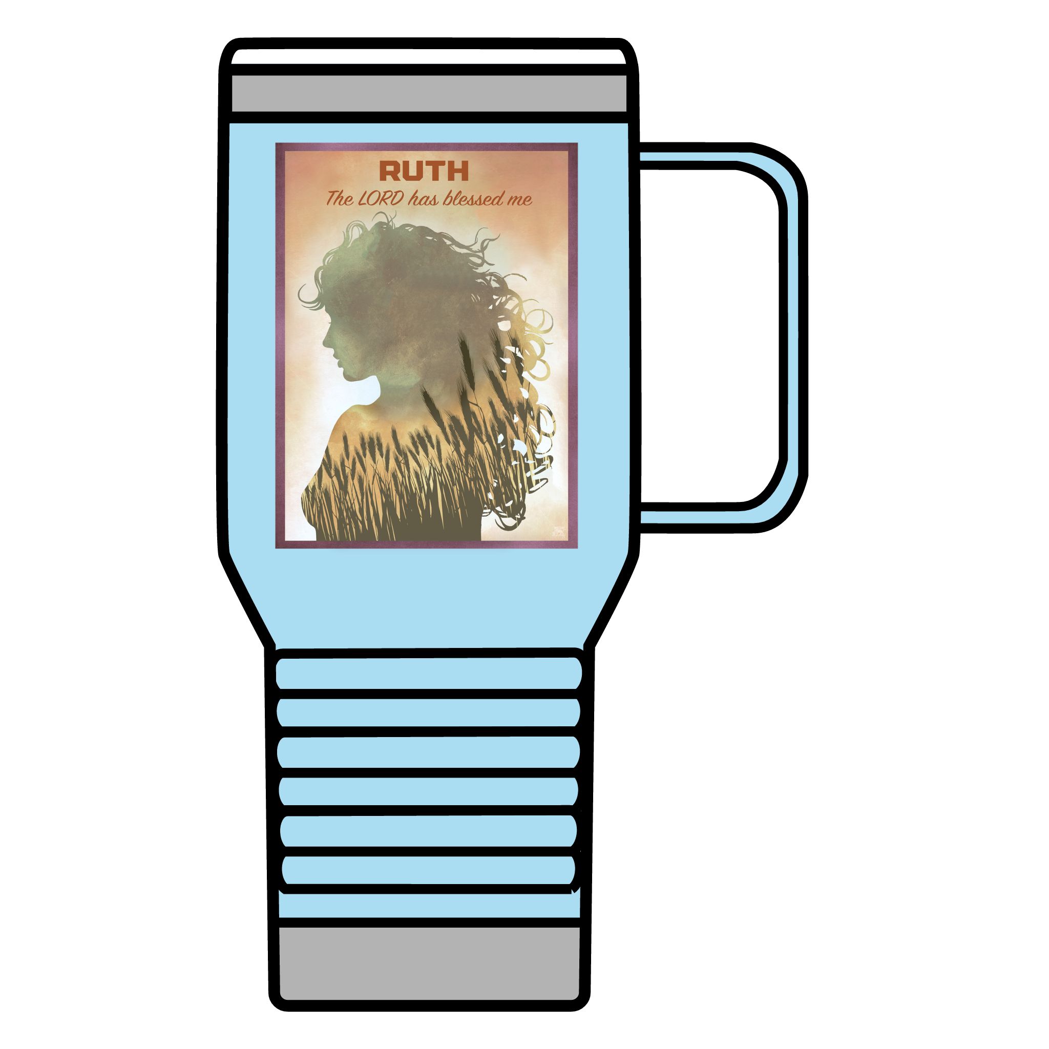 Ruth, The Lord is my Redeemer: Inspirational Insulated Tumbler 20oz 11 Ruth, The Lord is my Redeemer: Inspirational Insulated Tumbler 20oz - Image 11