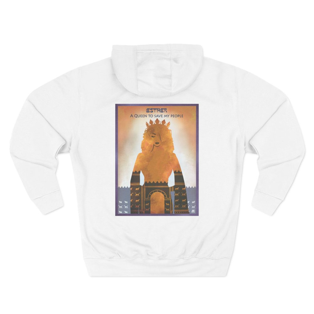Halo House Christian Queen Sheba To Hear the Wisdom of the Lord Hoodie featuring inspirational biblical faith design