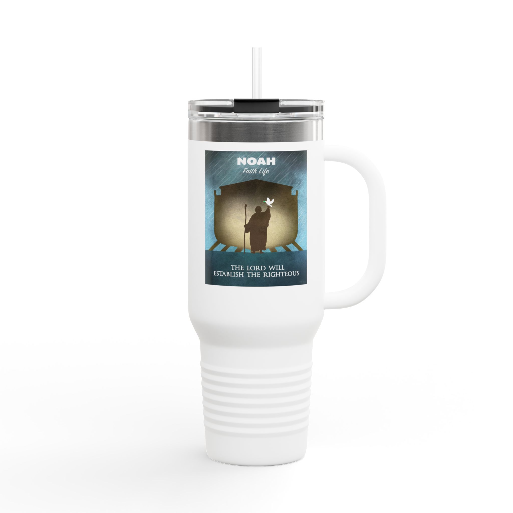 Noah's Ark Christian Tumbler 40oz - Insulated Bible Tumbler 1 Noah's Ark Christian Tumbler 40oz - Insulated Bible Tumbler