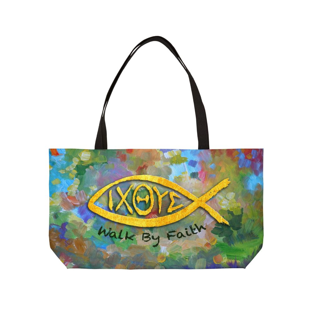 Christian Fish ICON - Vacation Weekender Tote Bag
