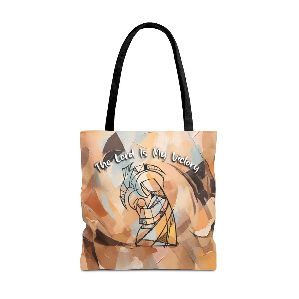 The Lord is My Victory Christian Tote Bag - Inspirational Faith Tote Bag