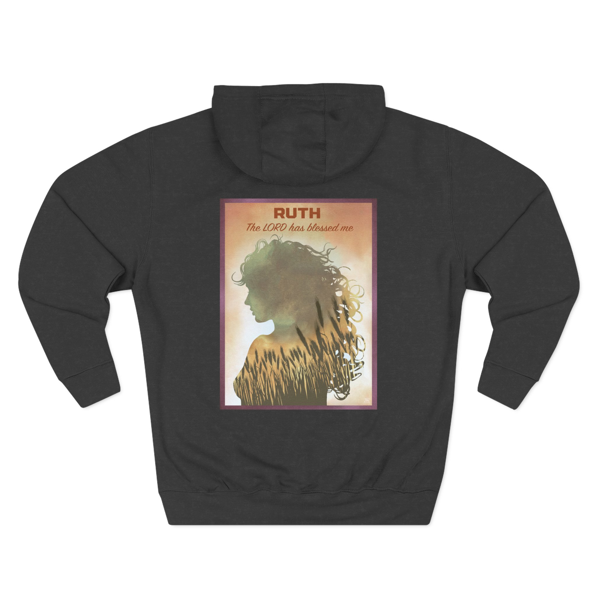 Christian Ruth The Lord is My Redeemer Hoodie - Faith Based Hoodie Halo House Christian Ruth The Lord is My Redeemer Hoodie - Faith Based Hoodie - Image 5