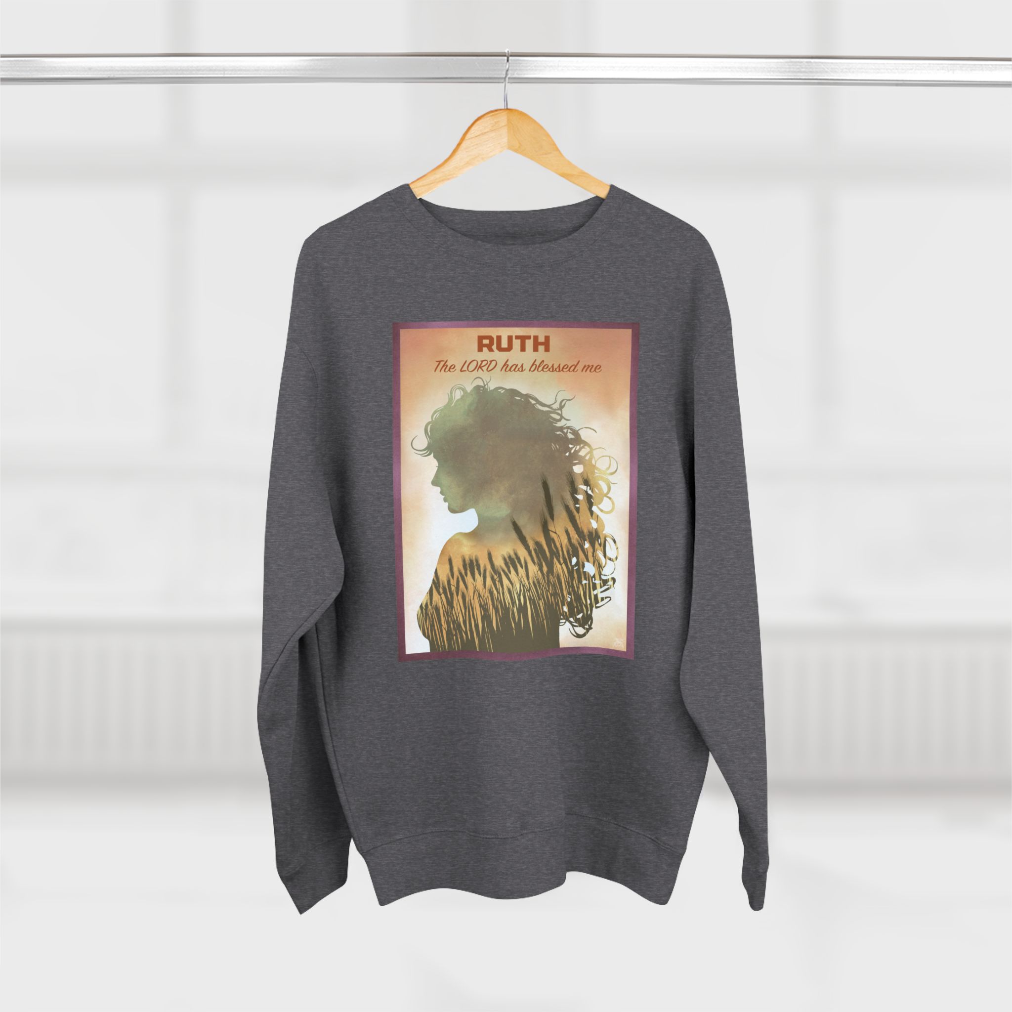 Ruth, The Lord is my Redeemer : Sweatshirt 5 Ruth, The Lord is my Redeemer : Sweatshirt - Image 5