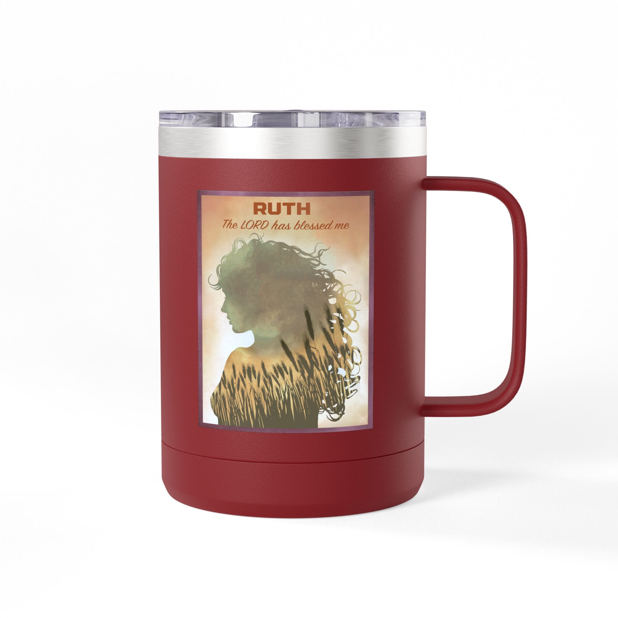 Ruth, The Lord Is My Redeemer Christian Travel Mug - Bible Coffee Mug 15oz 10 Ruth, The Lord Is My Redeemer Christian Travel Mug - Bible Coffee Mug 15oz - Image 10