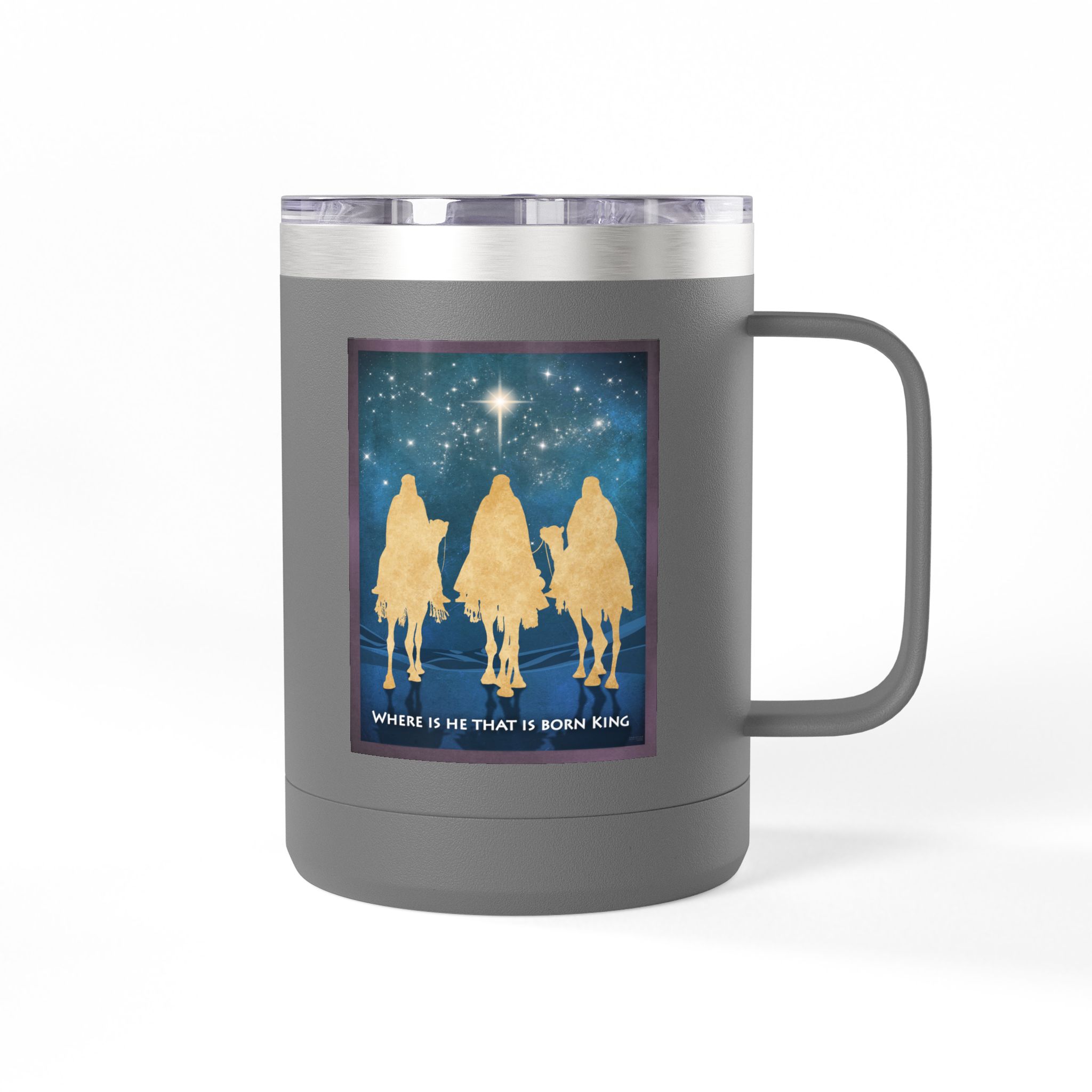 The Magi Christian Travel Mug - Bible Coffee Mug 15oz 22 The Magi Christian Travel Mug - Bible Coffee Mug 15oz - Image 22