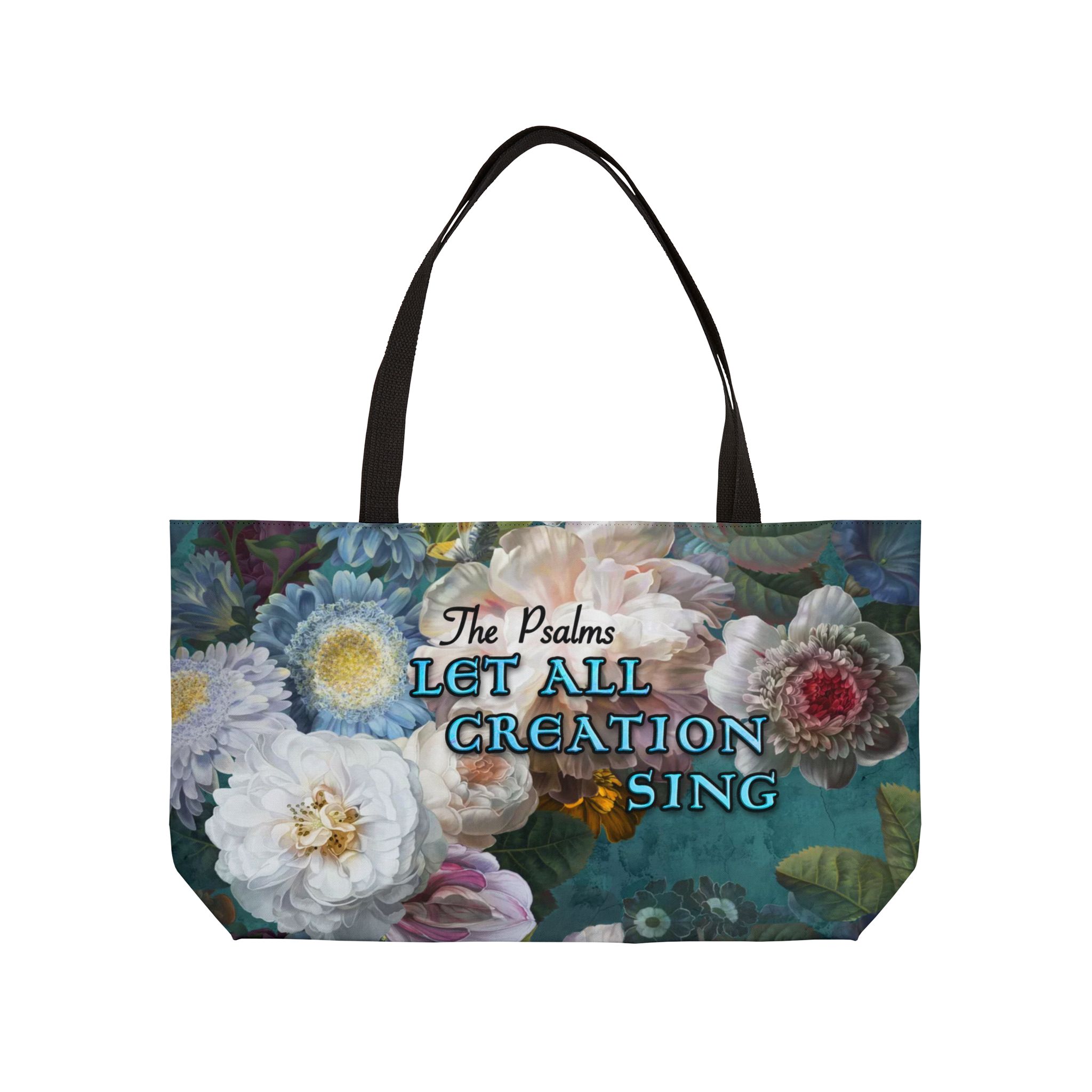Psalms - Let All Creation Sing - Vacation Weekender Tote Bag 2 Psalms - Let All Creation Sing - Vacation Weekender Tote Bag - Image 2