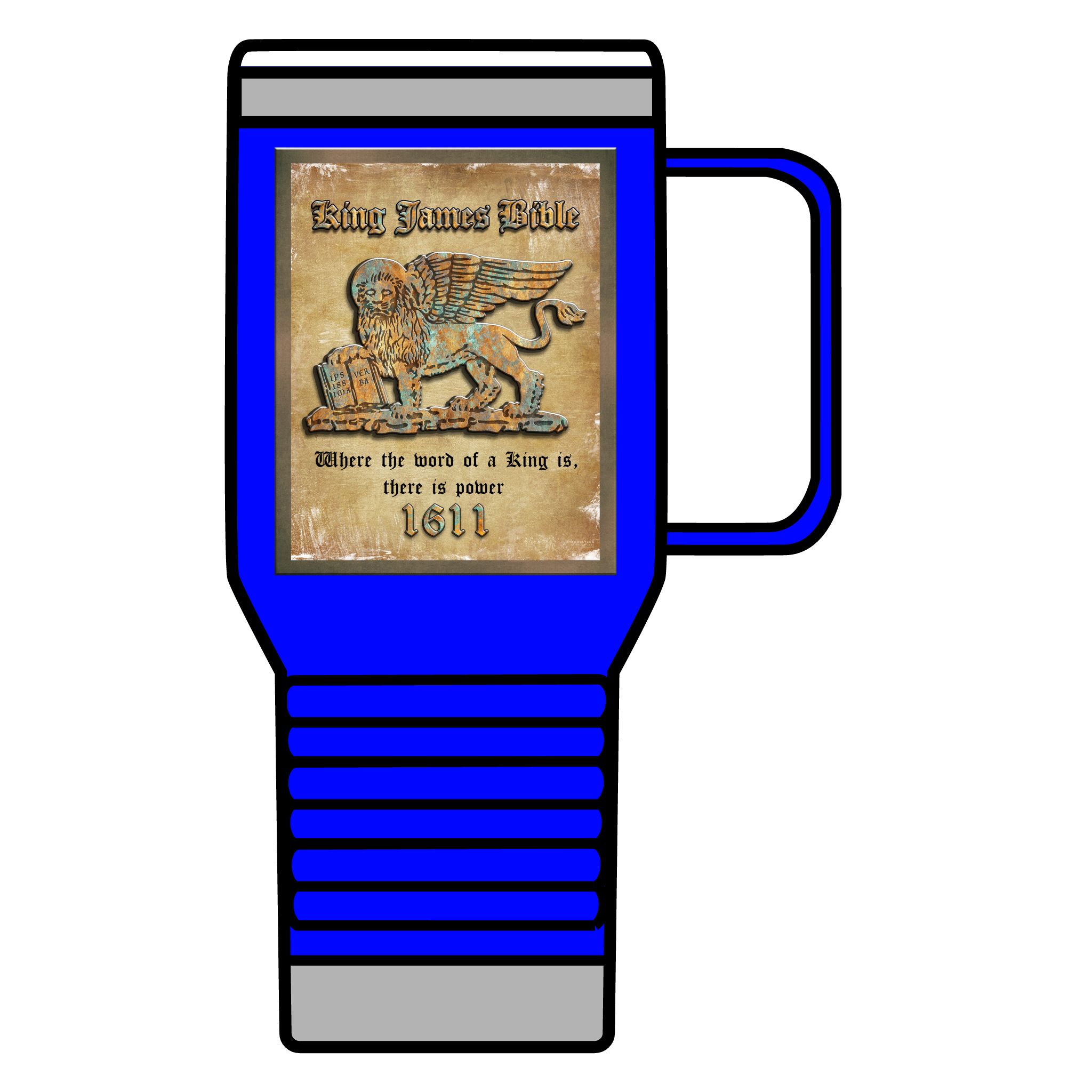 King James Bible Plaque Logo: Inspirational Insulated Tumbler, 20oz 9 King James Bible Plaque Logo: Inspirational Insulated Tumbler, 20oz - Image 9