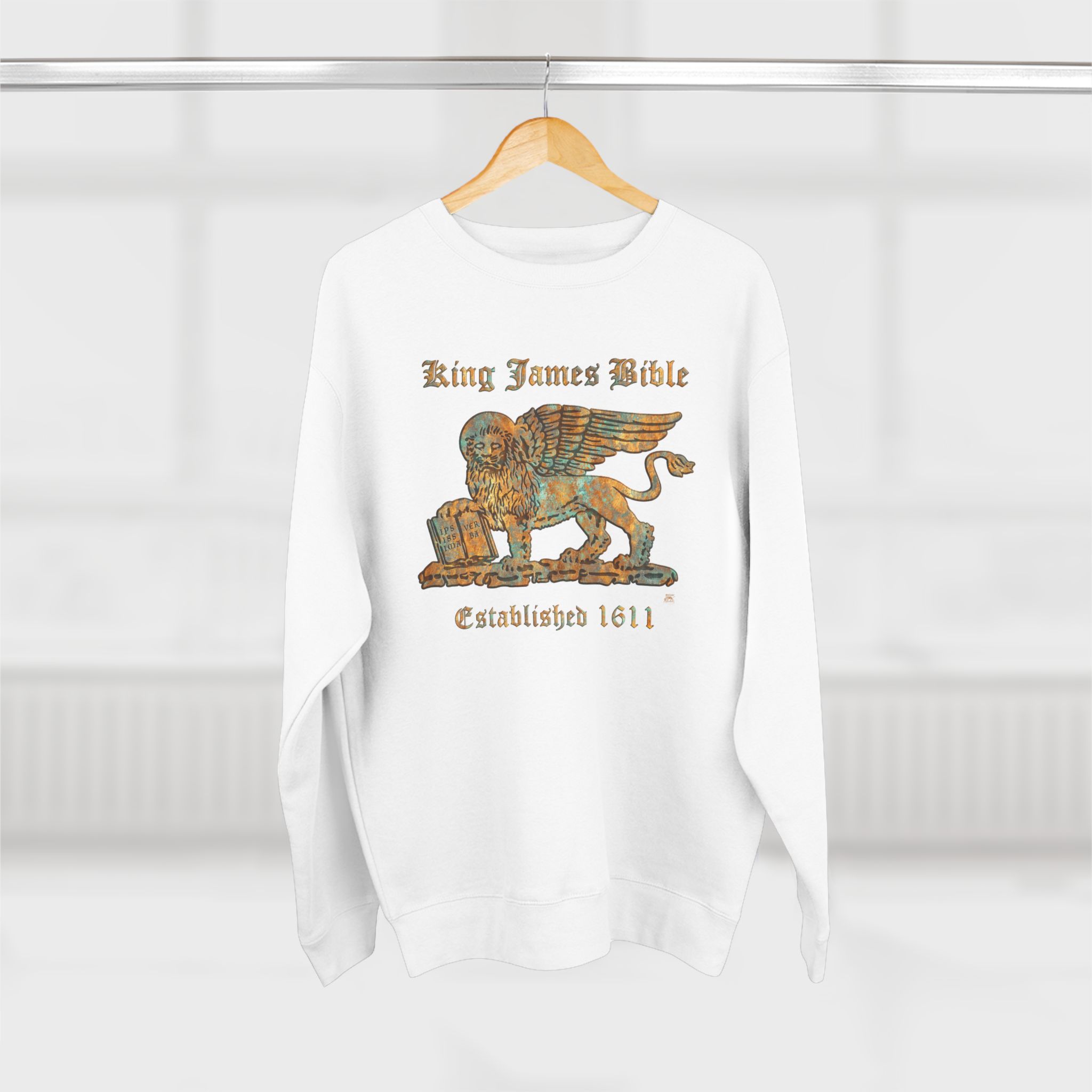 KJV Gold Lion Logo : Sweatshirt 17 KJV Gold Lion Logo : Sweatshirt - Image 17