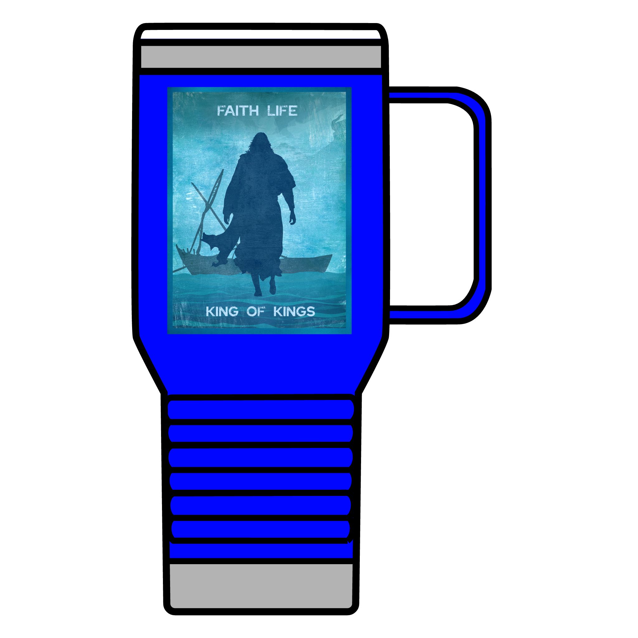 Jesus, Walk on Water: Inspirational Insulated Tumbler, 20oz 7 Jesus, Walk on Water: Inspirational Insulated Tumbler, 20oz - Image 7