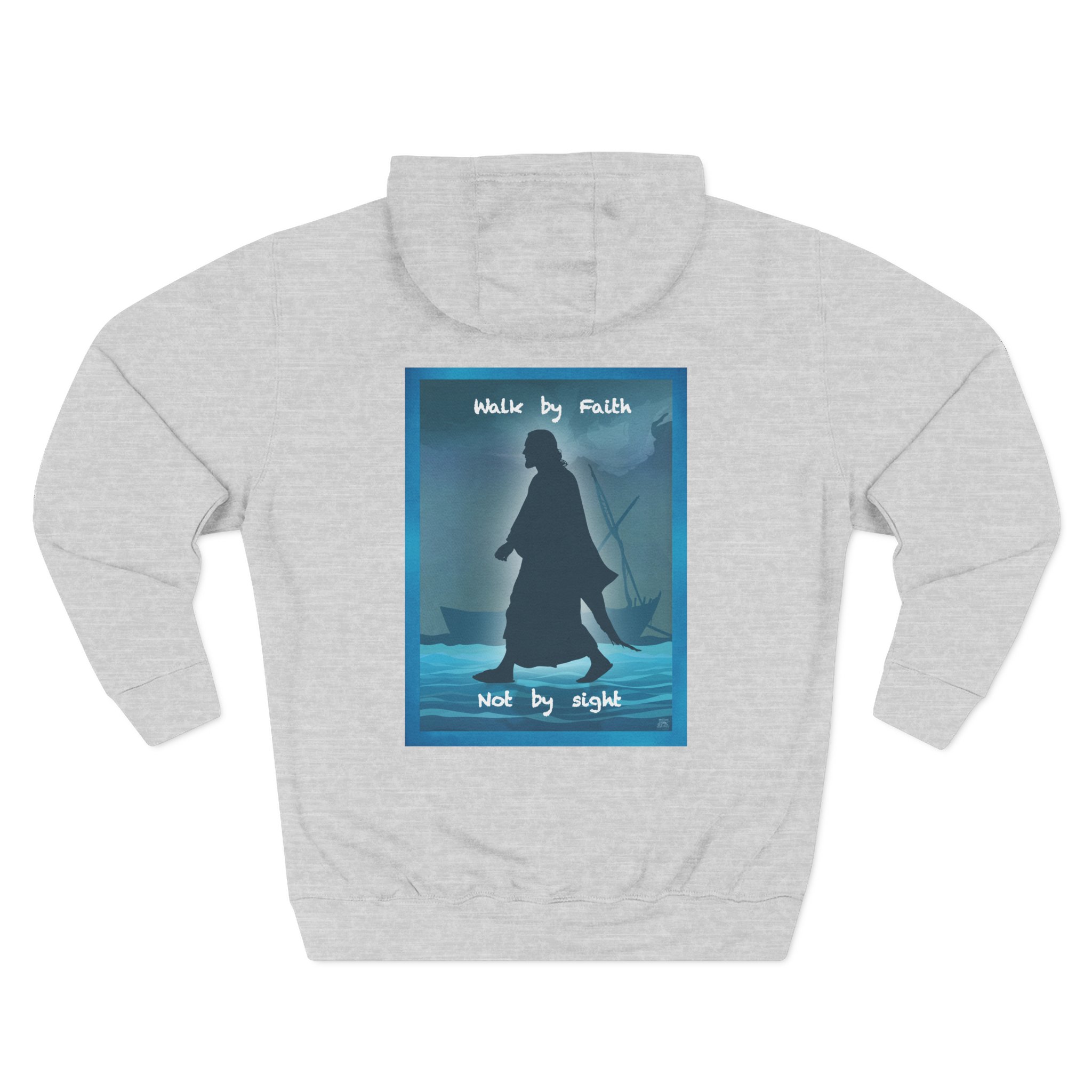 Christian Jesus Walk by Faith Not by Sight Bible Hoodie - Faith Based Hoodie 3 Christian Jesus Walk by Faith Not by Sight Bible Hoodie - Faith Based Hoodie - Image 3
