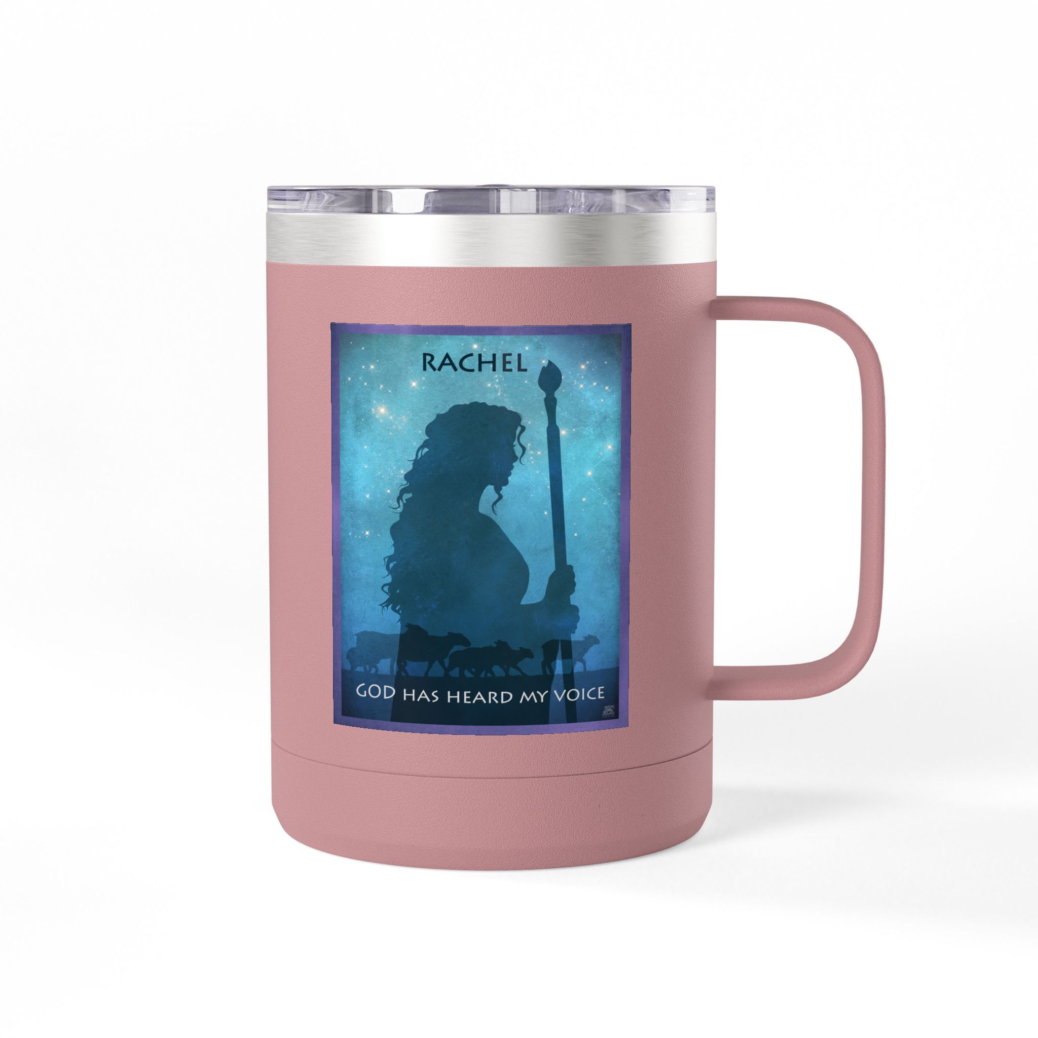 Rachel, Protector of the Flocks Christian Travel Mug - Bible Coffee Mug 15oz 34 Rachel, Protector of the Flocks Christian Travel Mug - Bible Coffee Mug 15oz - Image 34