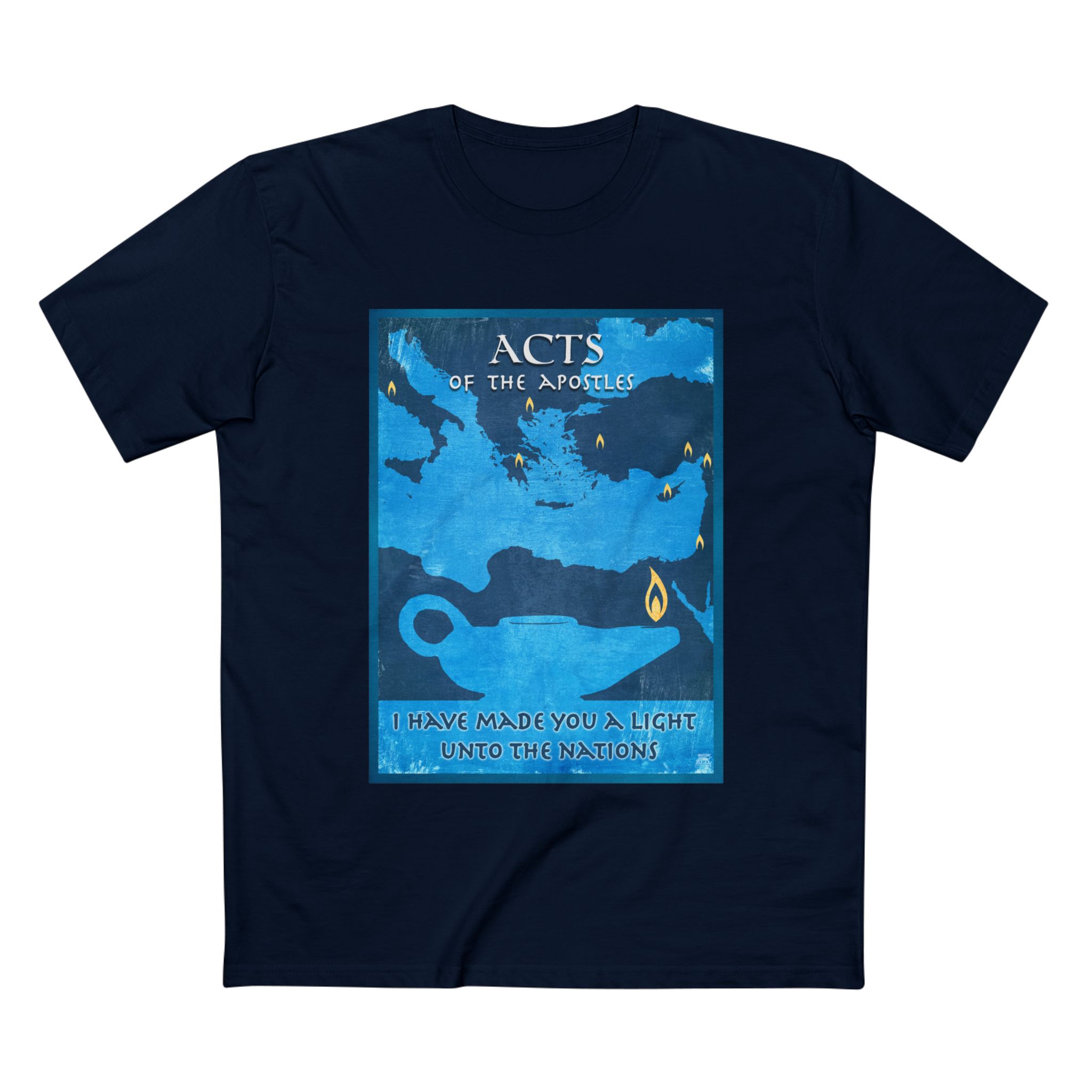 Acts of the Apostles Christian T-Shirt Halo House Acts of the Apostles Christian T-Shirt - Image 9