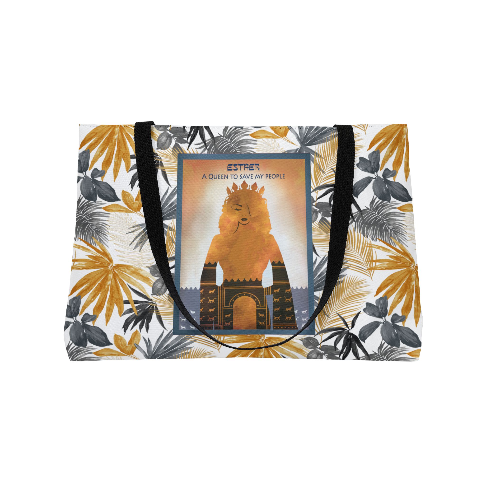 Esther, A Queen to Save My People - Vacation Weekender Tote Bag Halo House Esther, A Queen to Save My People - Vacation Weekender Tote Bag - Image 4