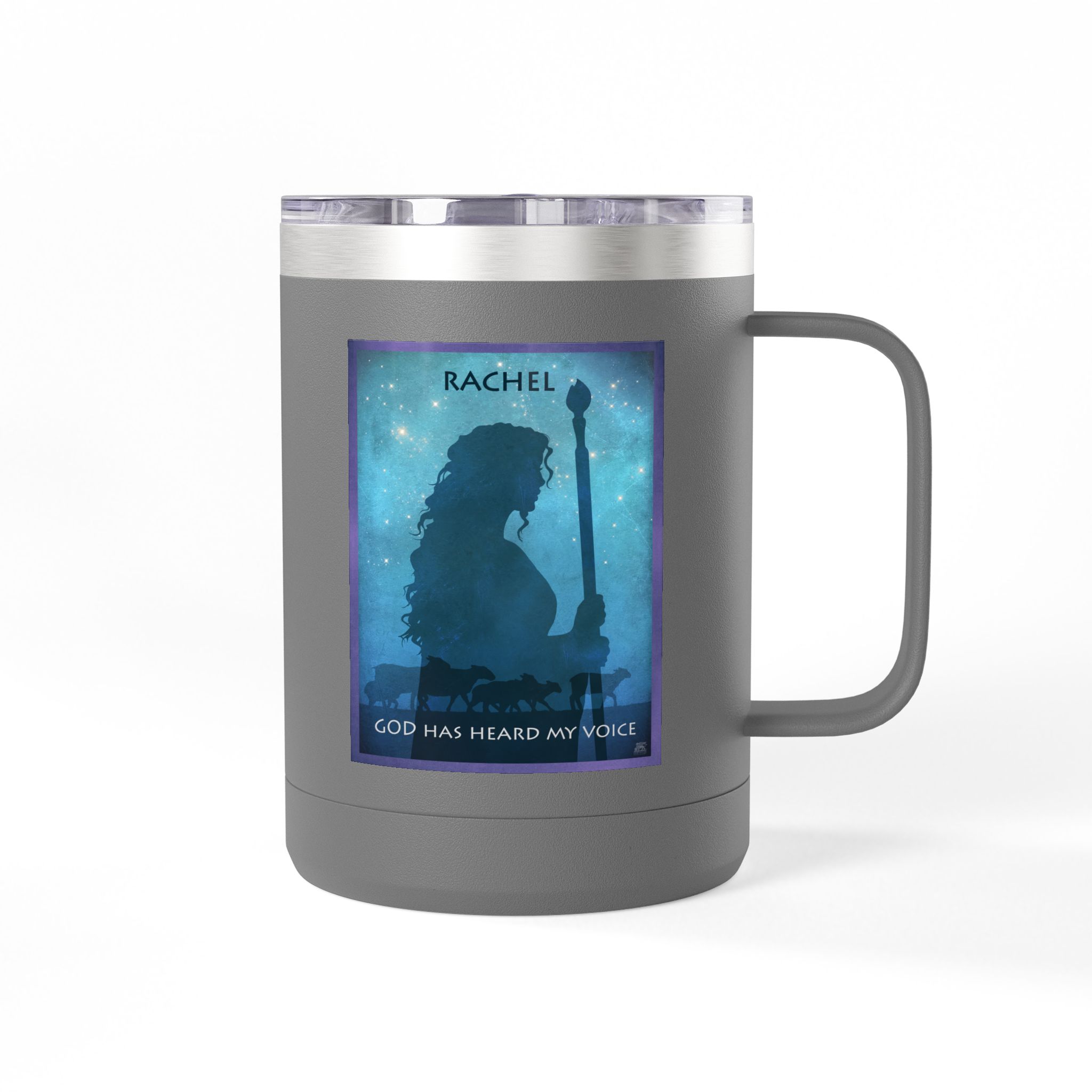 Rachel, Protector of the Flocks Christian Travel Mug - Bible Coffee Mug 15oz 38 Rachel, Protector of the Flocks Christian Travel Mug - Bible Coffee Mug 15oz - Image 38