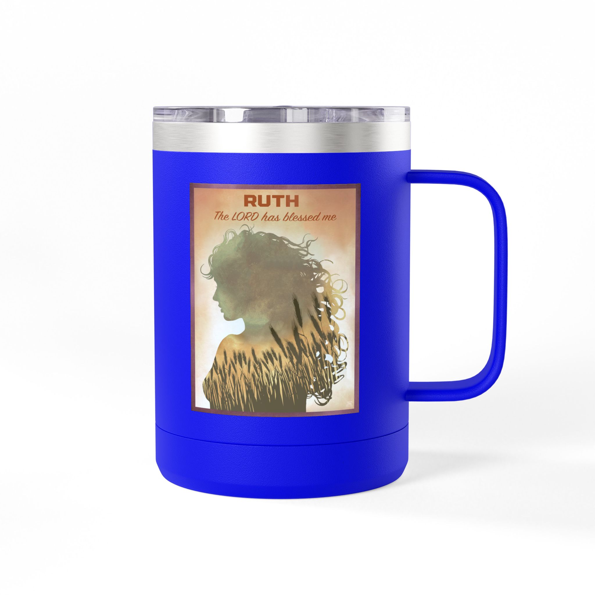 Ruth, The Lord Is My Redeemer Christian Travel Mug - Bible Coffee Mug 15oz 22 Ruth, The Lord Is My Redeemer Christian Travel Mug - Bible Coffee Mug 15oz - Image 22